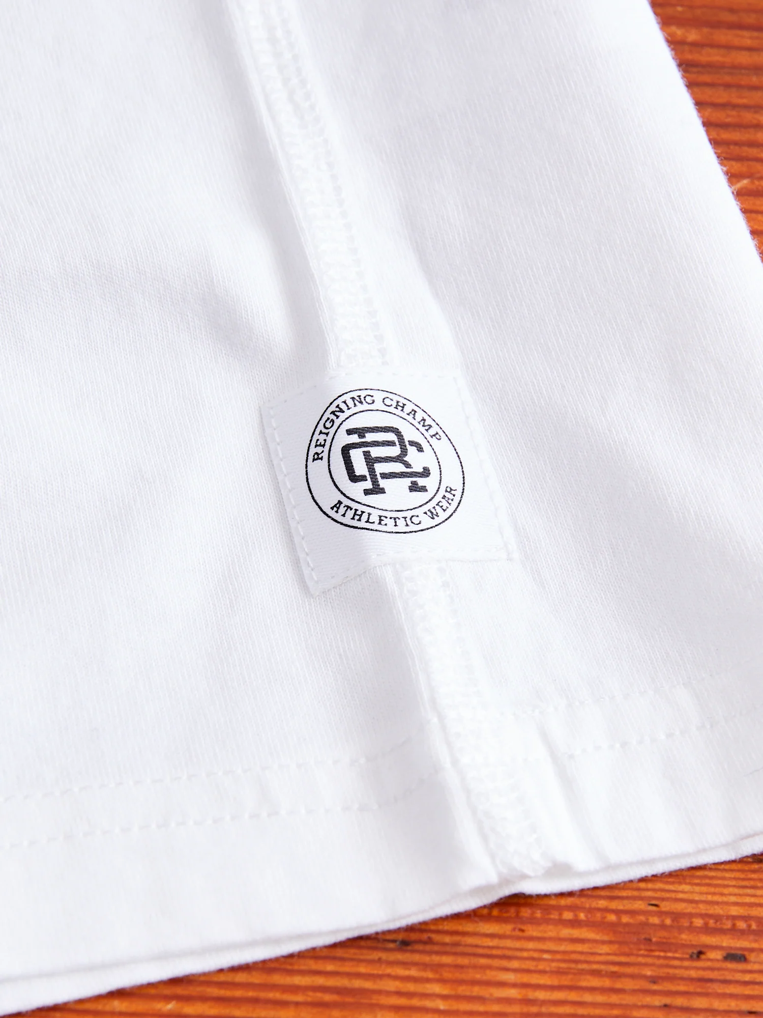 Ringspun Jersey T-shirt in White - Image 5