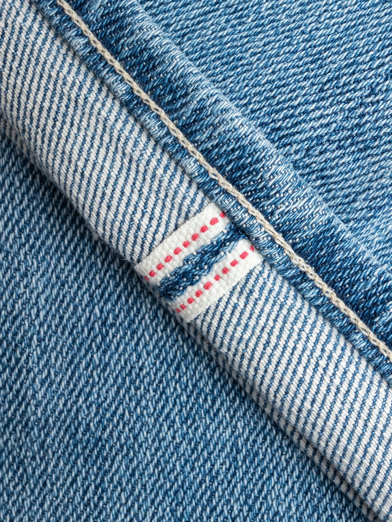 "Ronnie" 11.5oz Washed Indigo Stretch Selvedge Air Denim - Pen Slim - Image 9