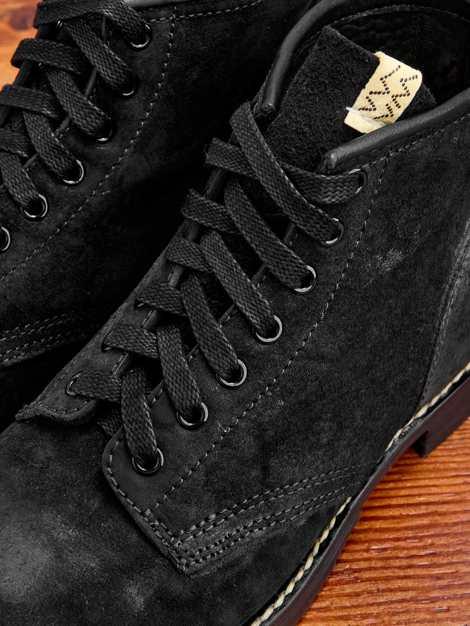 Roughout Brigadier Boots-Folk in Black Horsehide - Image 6