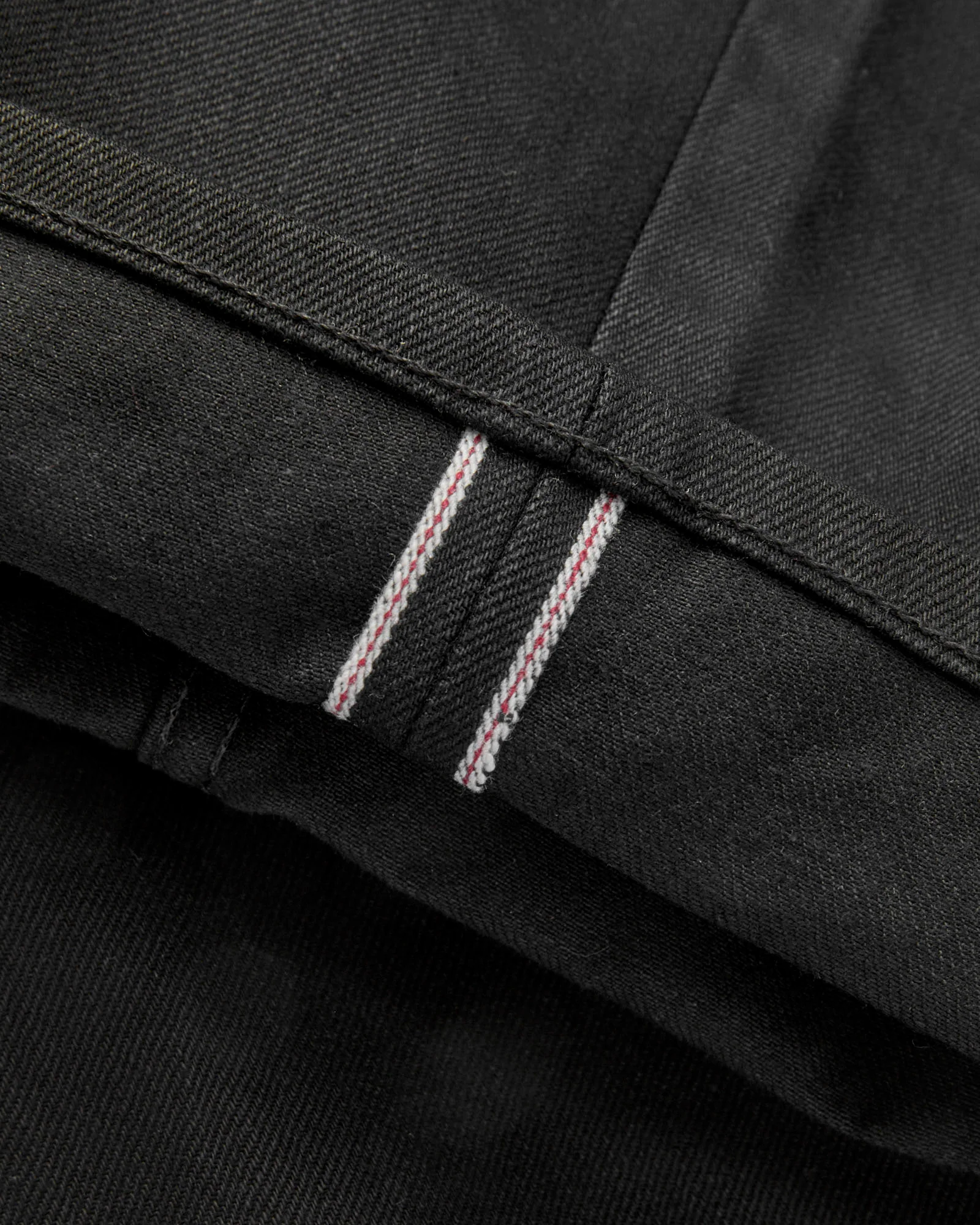 RS-220x 14.5oz Solid Black Selvedge Denim - Relaxed Straight Fit - Image 8