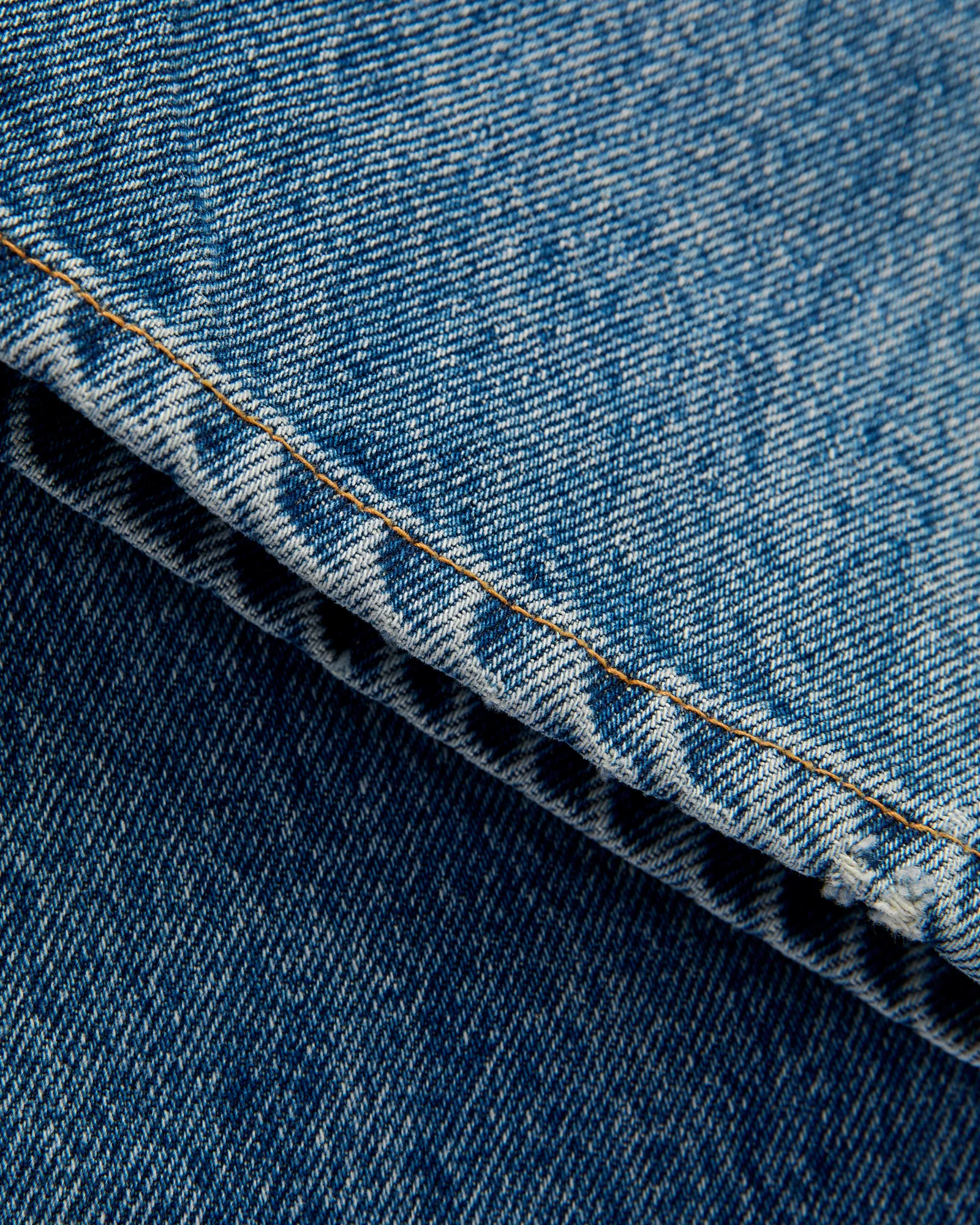 "Russell Altona" 14.5oz Washed Denim - Relaxed Tapered Fit - Image 7