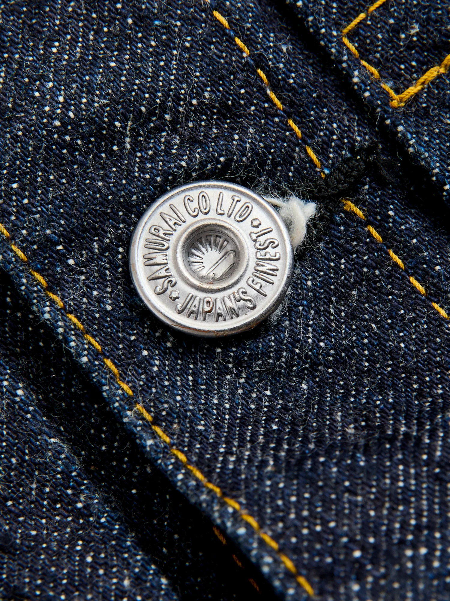 S5512PX15oz "Otokogi" Denim Type 1 Jacket in Indigo - Image 6