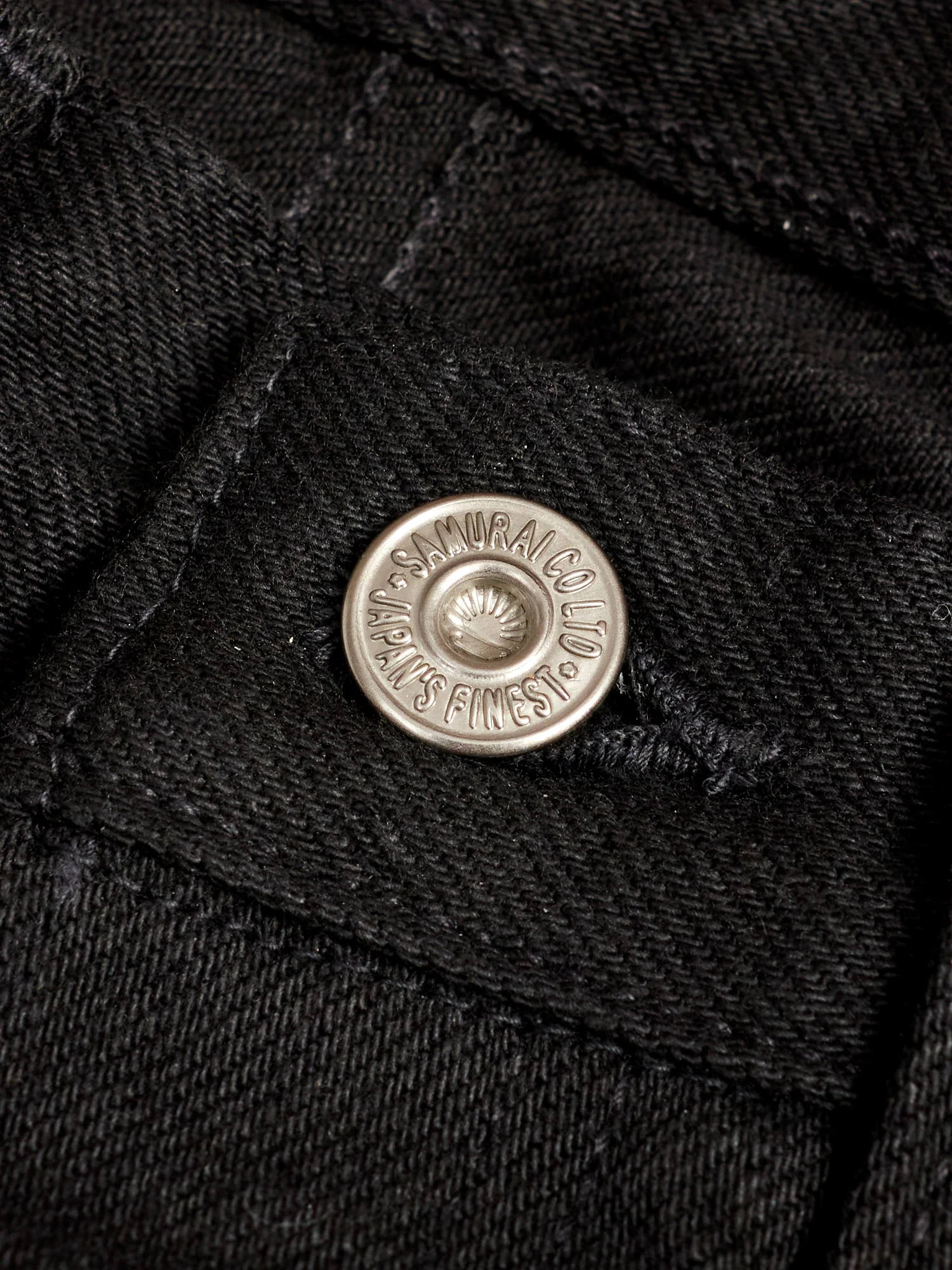 S710NBKII 17oz Double Black Selvedge Denim - Slim Straight Fit - Image 7