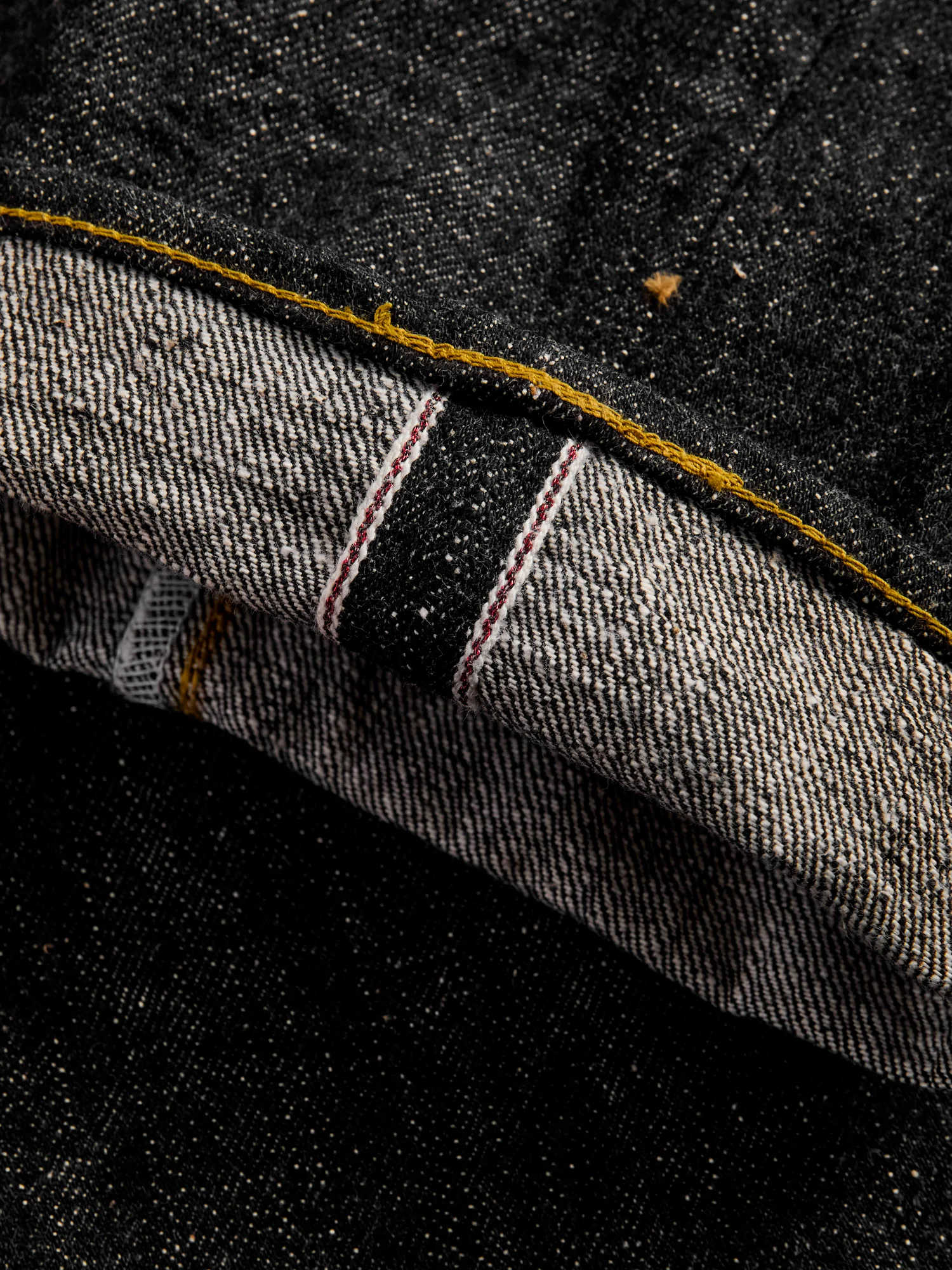S710XX-BK 17oz Black Selvedge Denim - Slim Straight Fit - Image 12