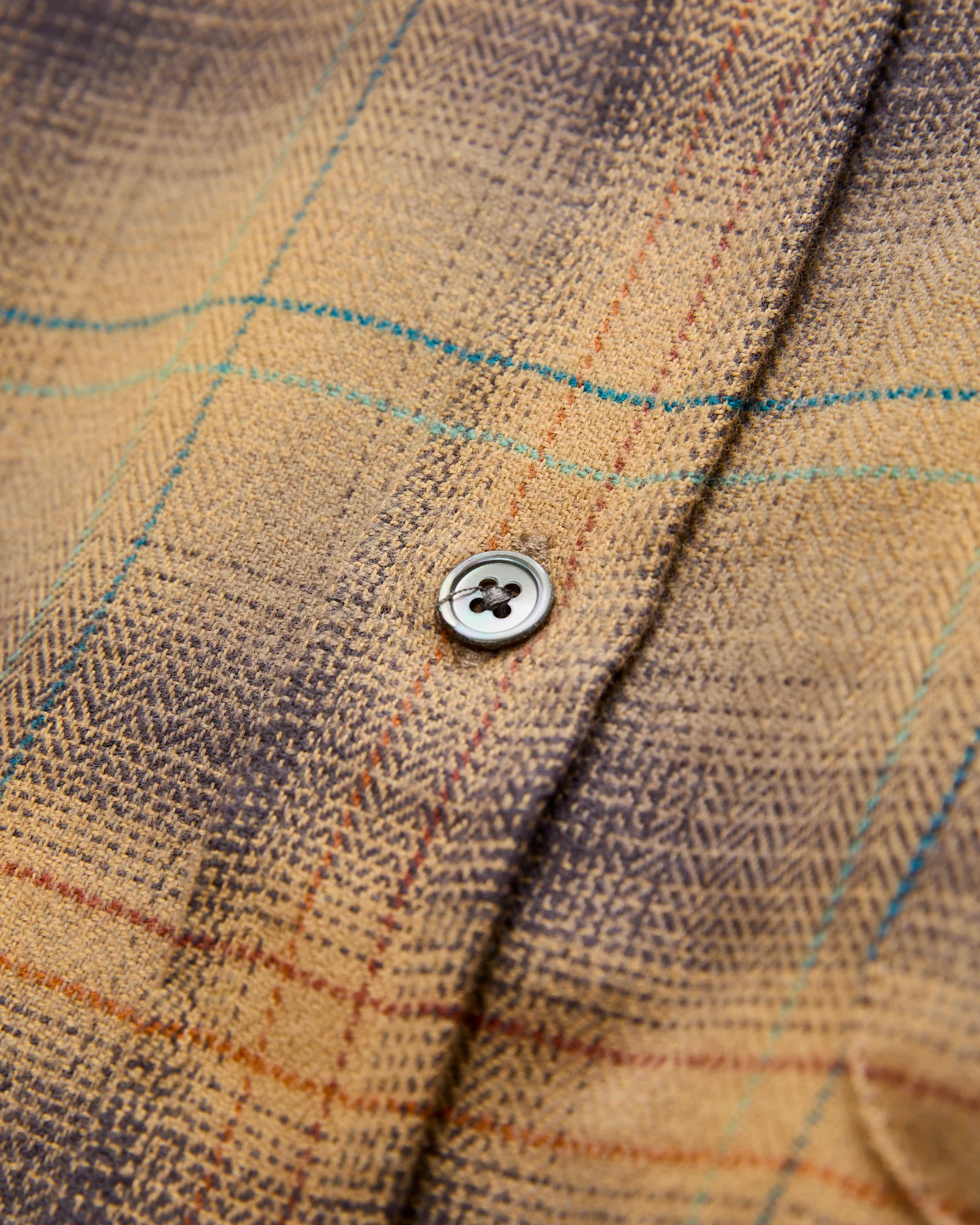 Saga Button-Up Shirt in Potato - Image 5