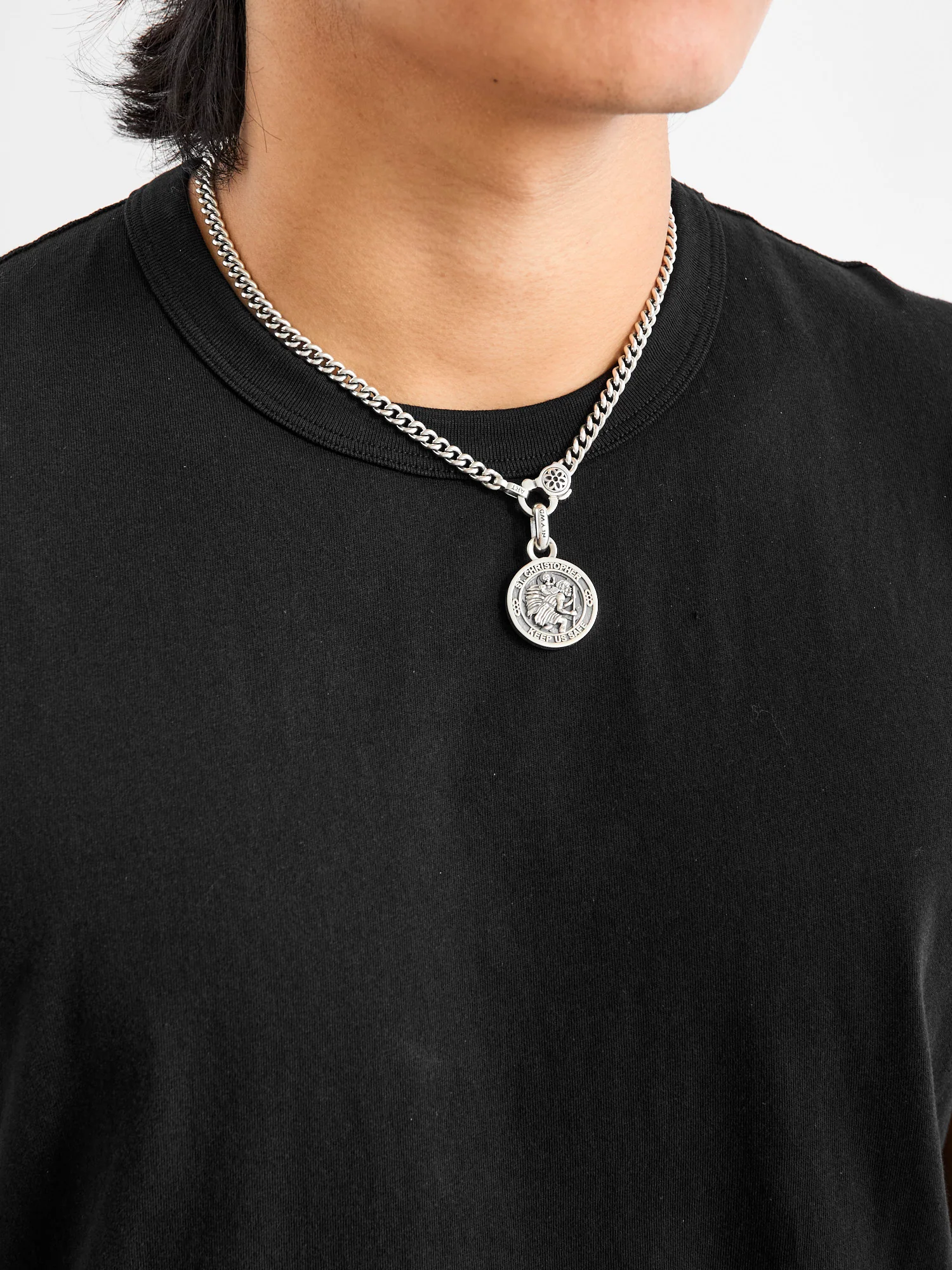 Saint Christopher Pendant in Sterling Silver - Image 2