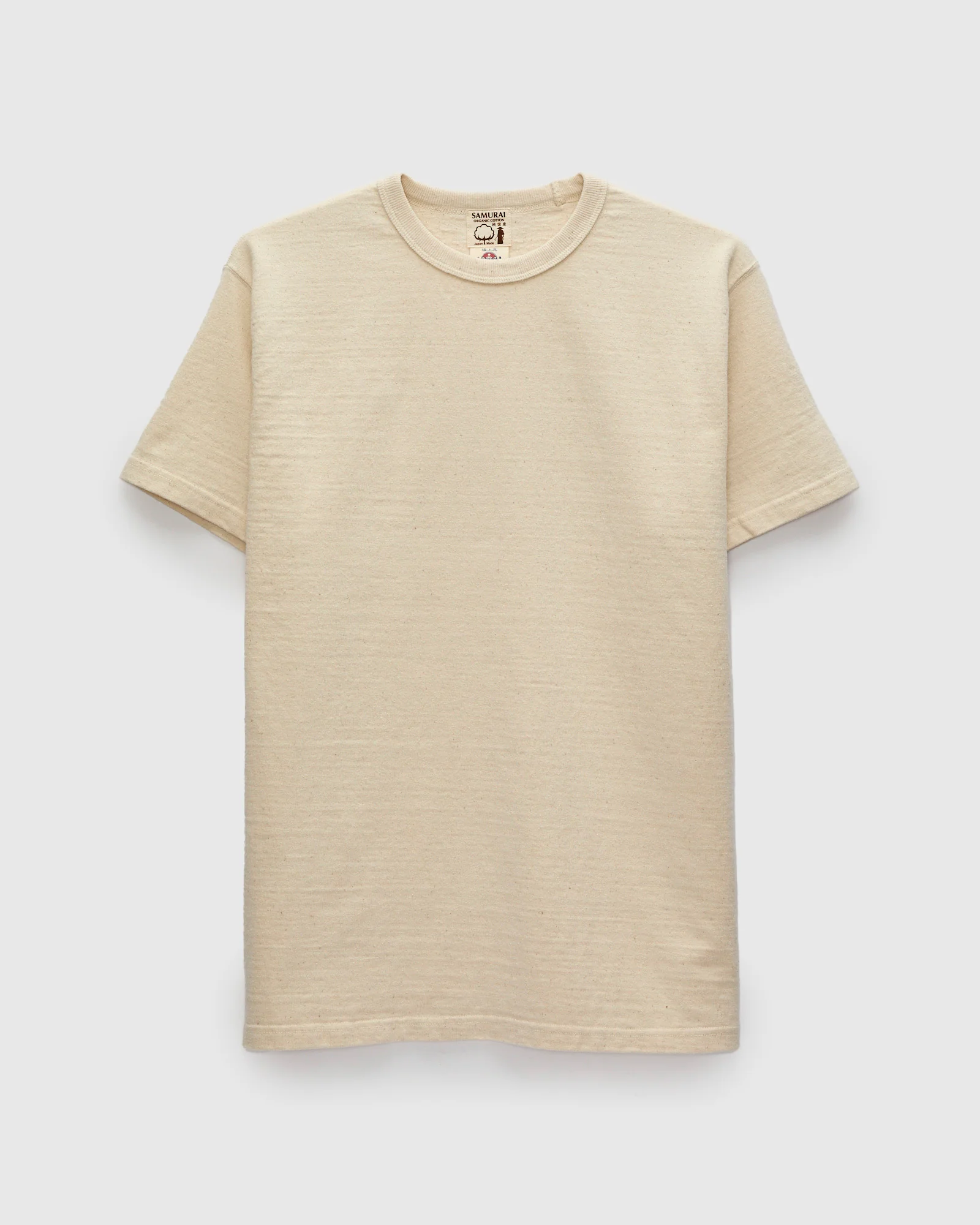 "Samurai Cotton Project" T-Shirt in Natural
