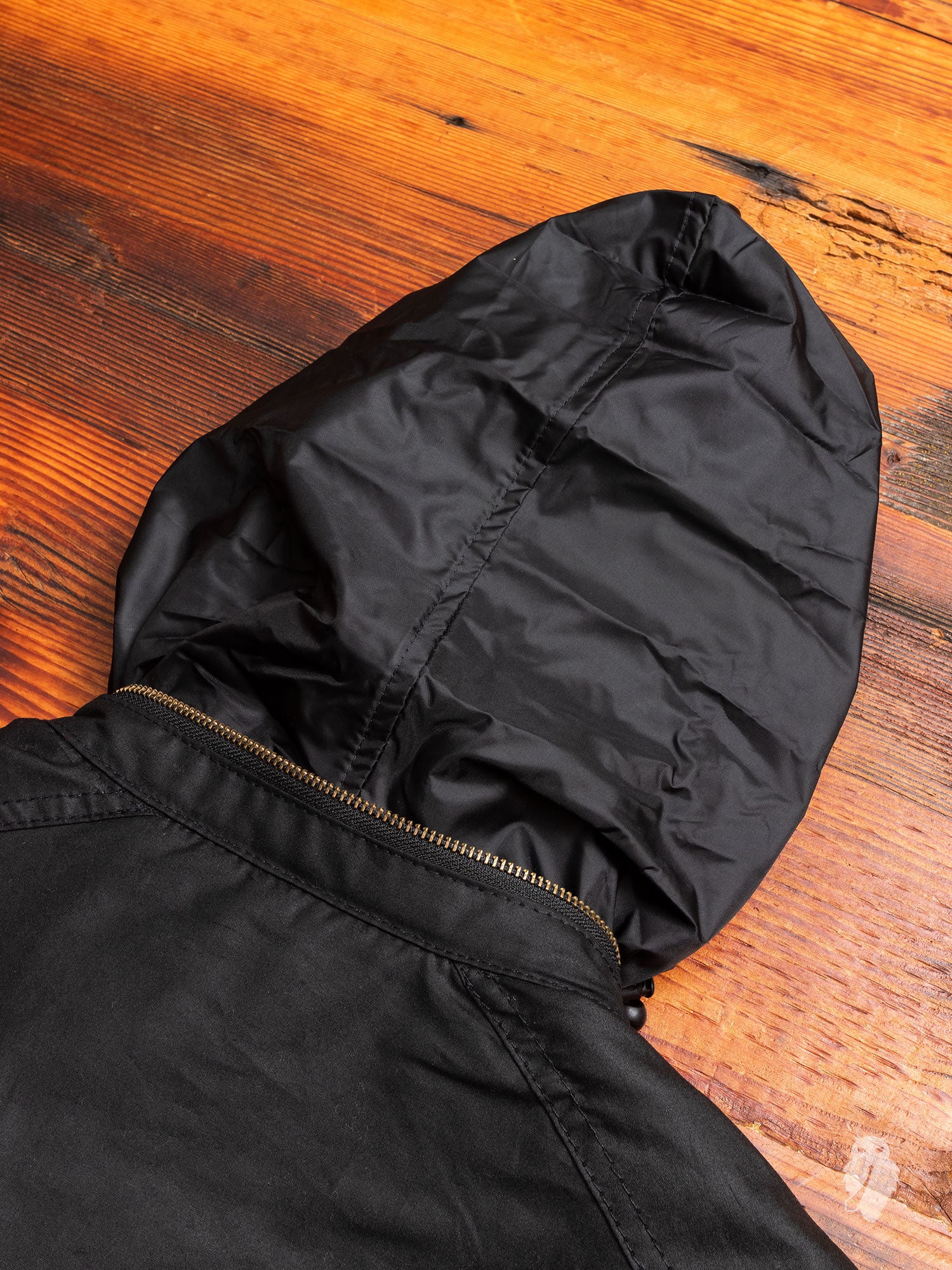 "Sapper" Wax Jacket in Black - Image 15