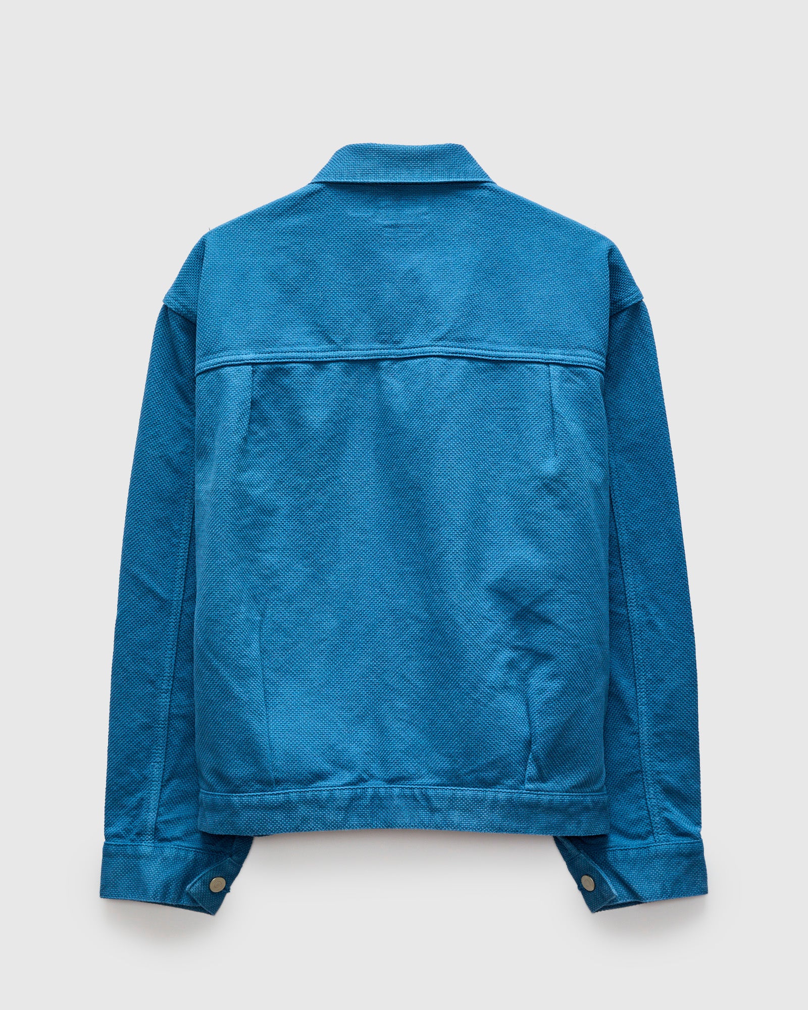 Sashiko Trucker Jacket in Blue Indigo - Image 3