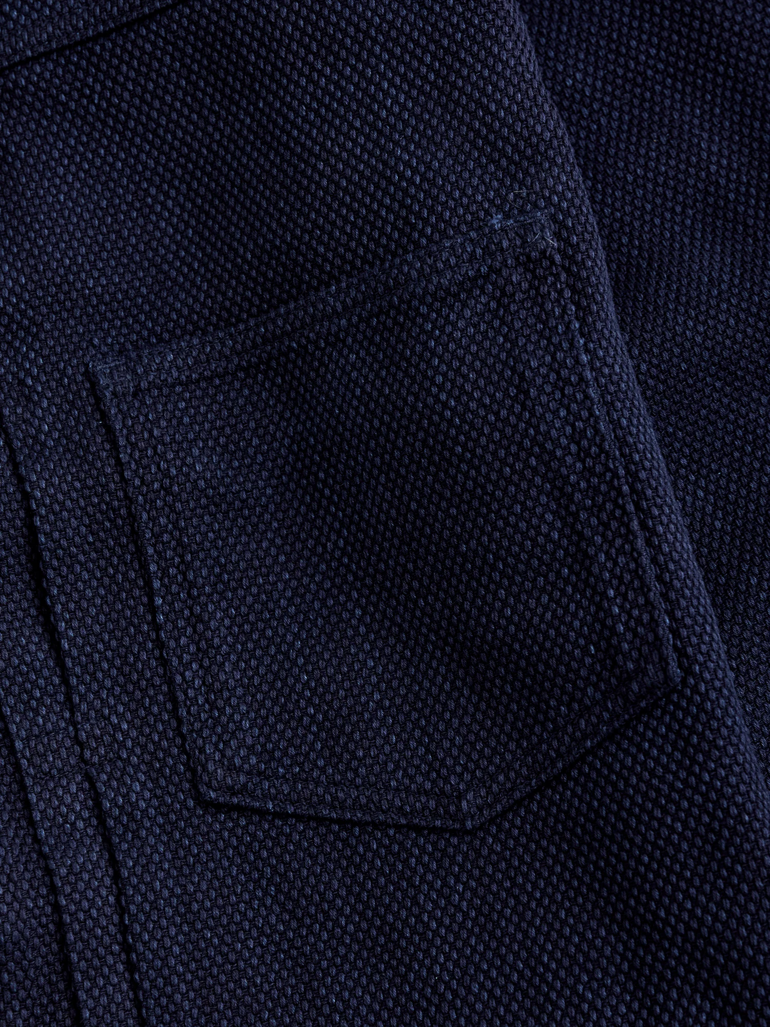 Sashiko Trucker Jacket in Indigo - Image 7