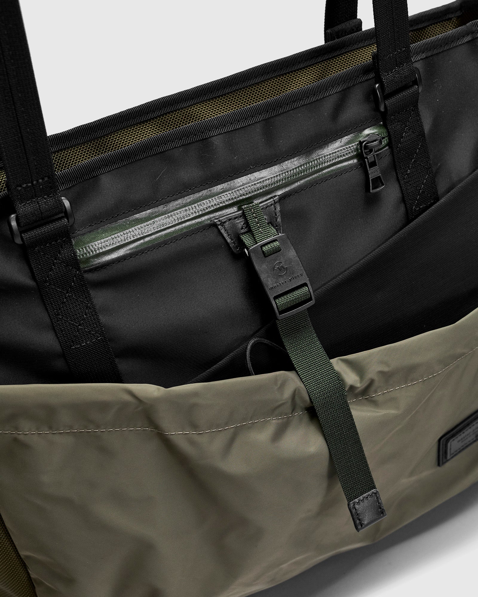 Scramble 2way Tote Bag in Khaki - Image 6