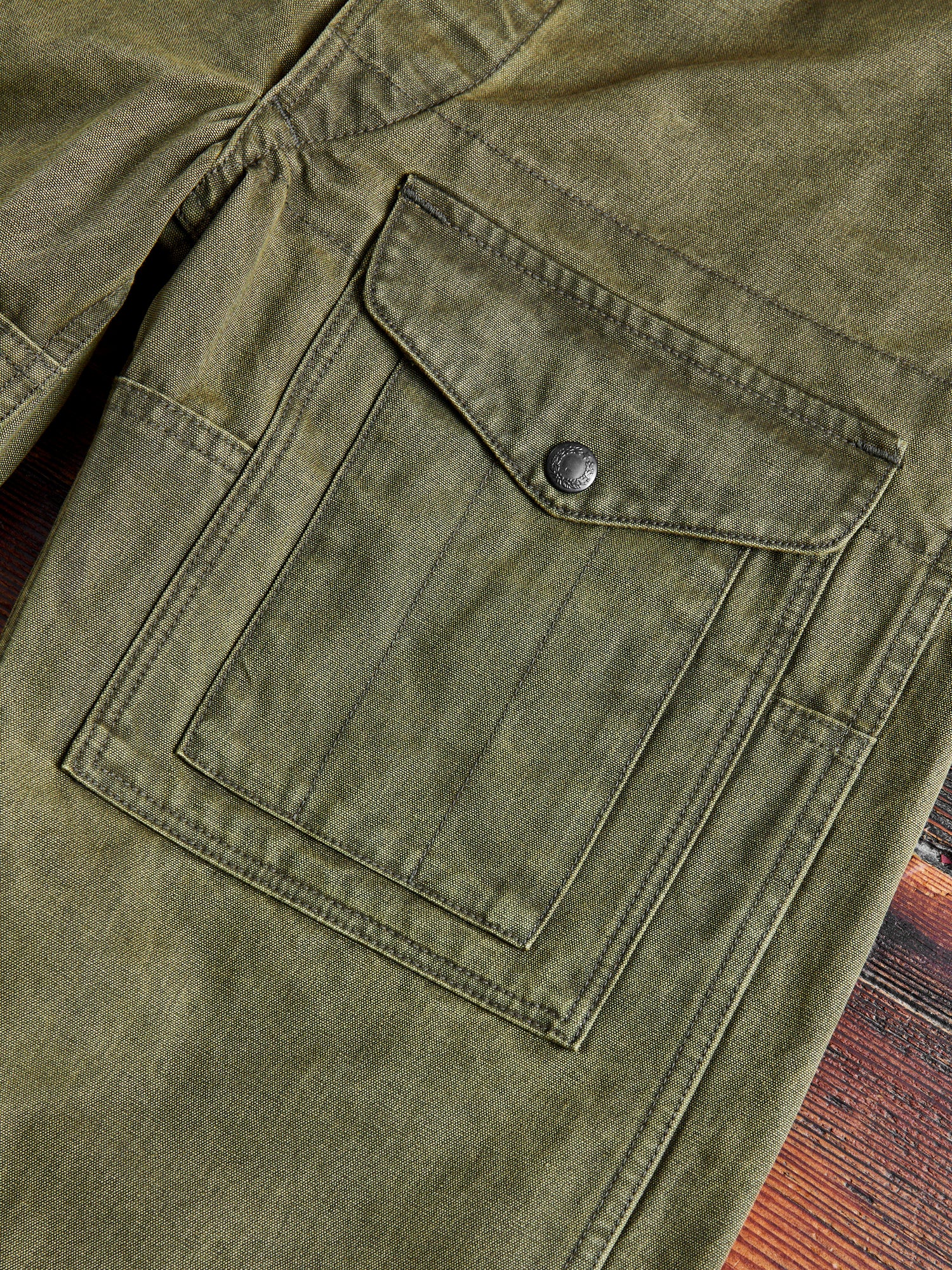 Seattle Cargo Pants in Olive Canvas - Image 5