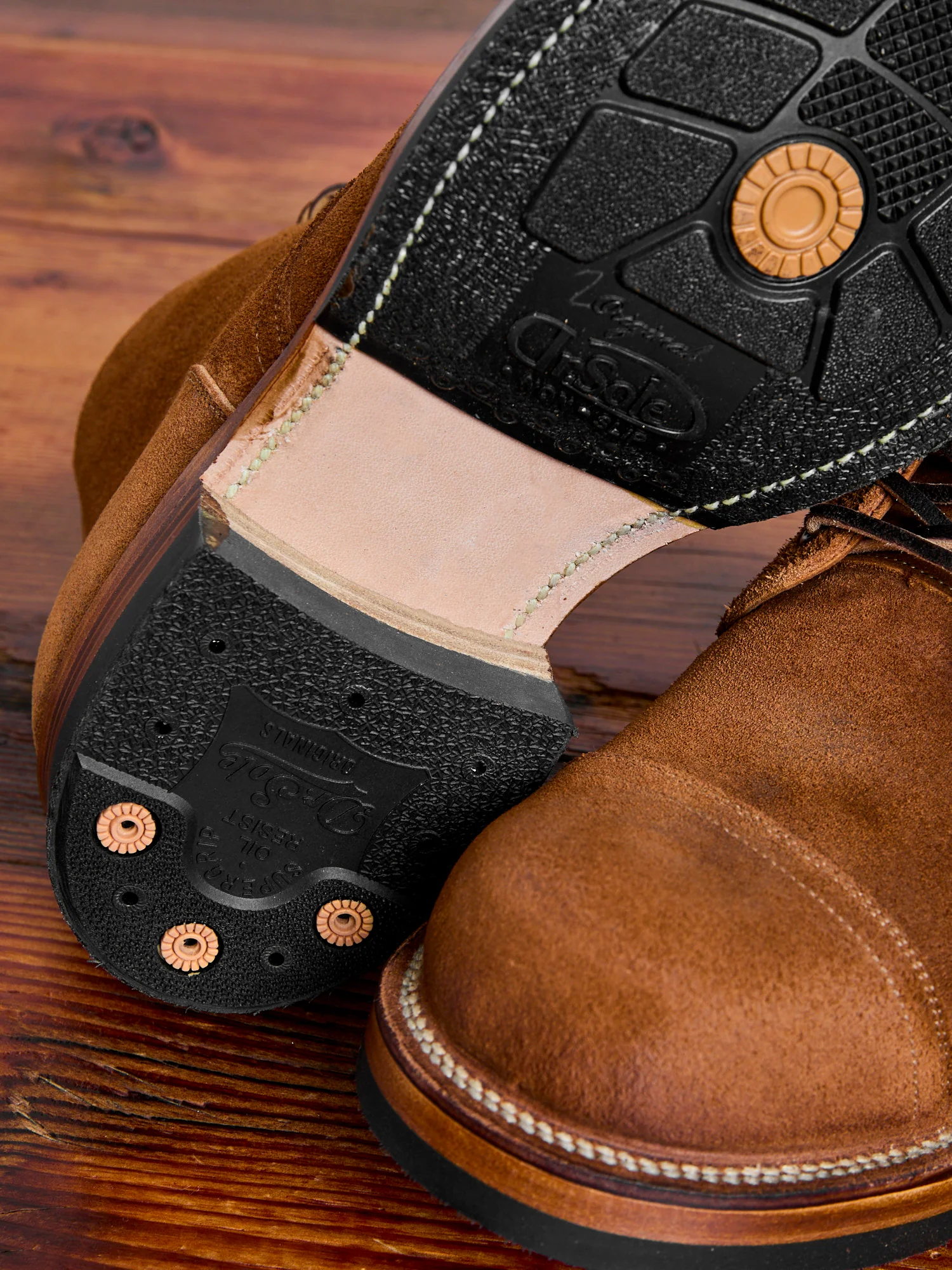 Service Boot 310 in Aged Bark Chamois Roughout - Image 9