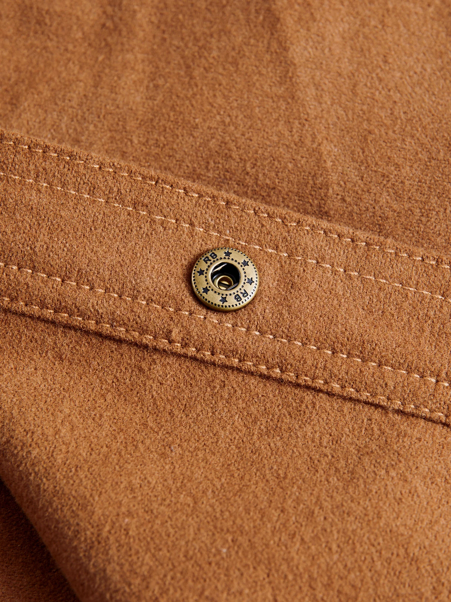Service Shirt in Copper Flannel - Image 8