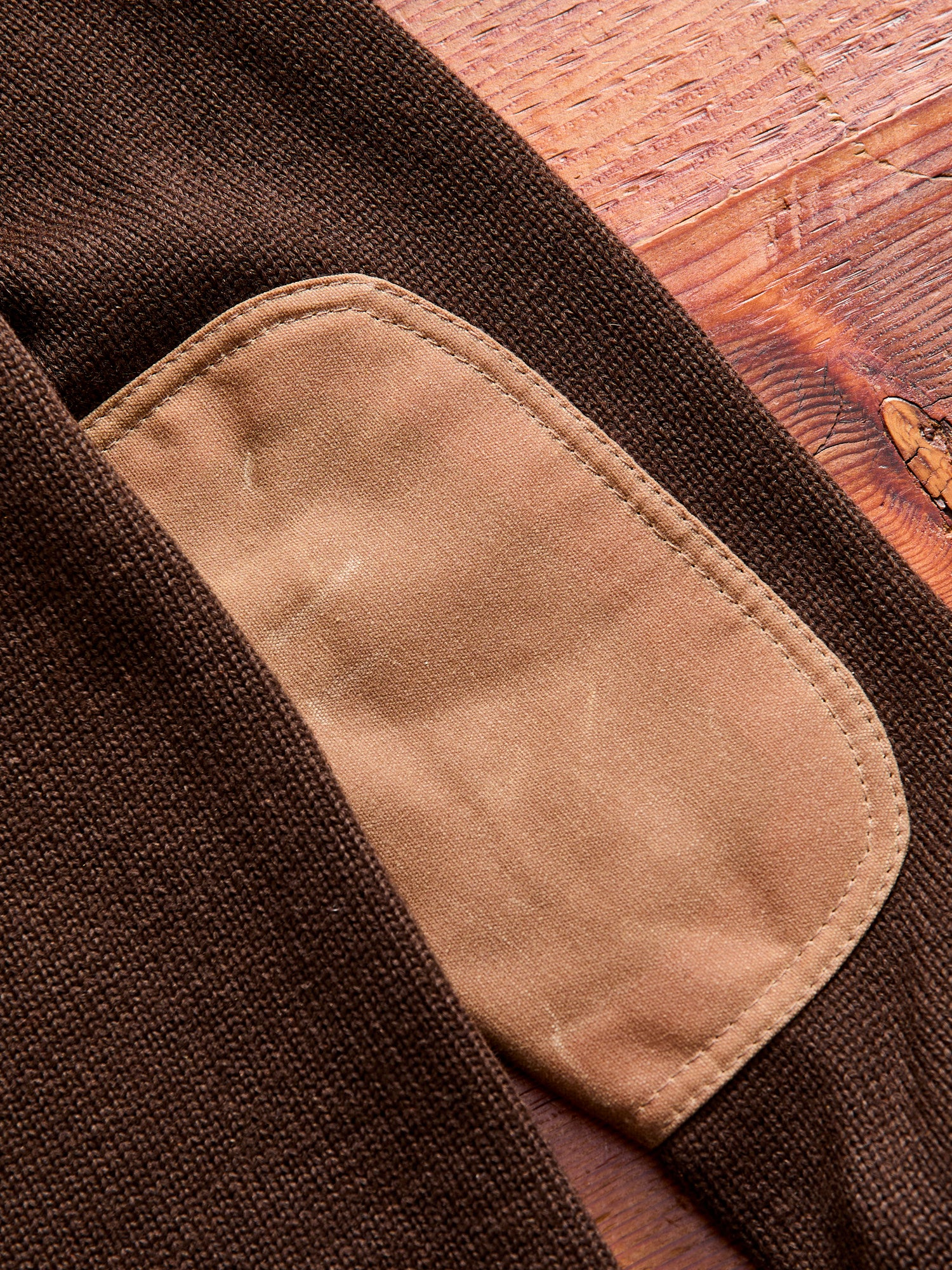 Shawl Sweater Coat in Brown - Image 8