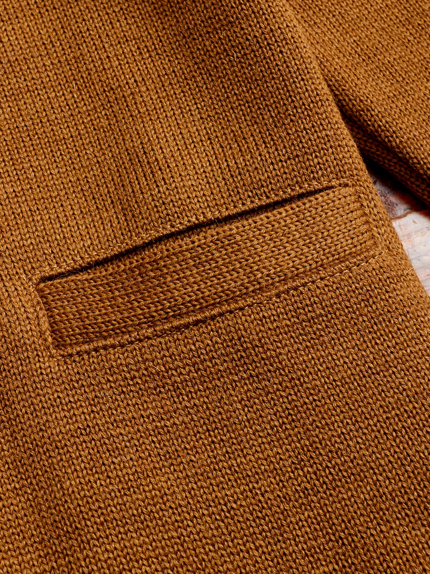 Shawl Sweater Coat in Whiskey - Image 3