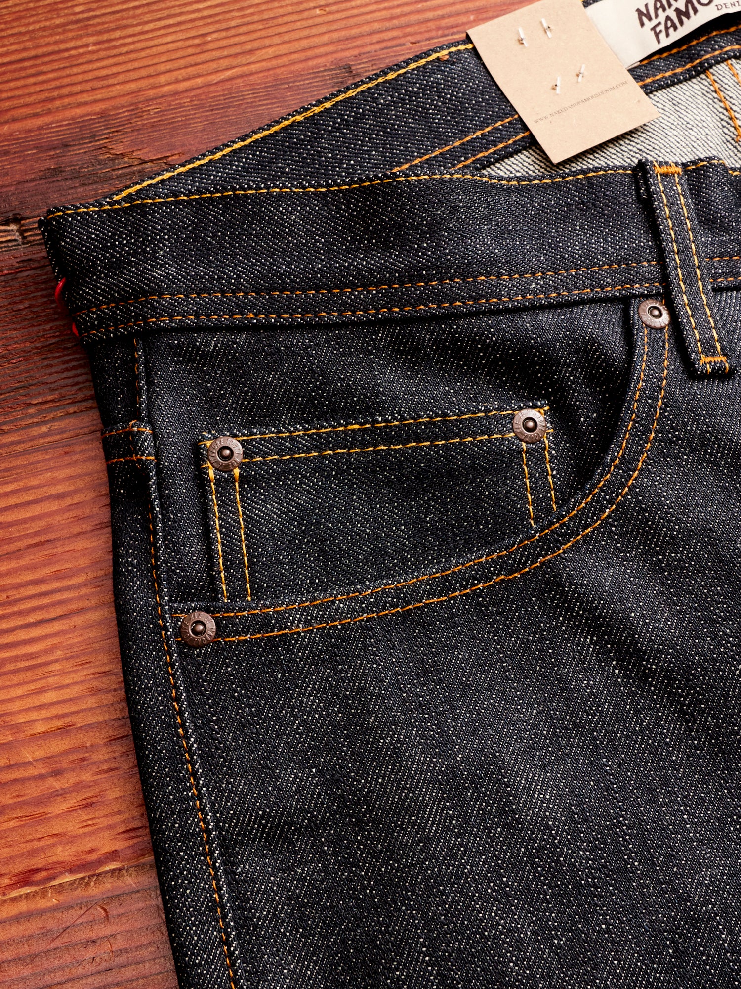 "Sidewinder" 15.5oz Slub Selvedge Denim - Weird Guy Fit - Image 5