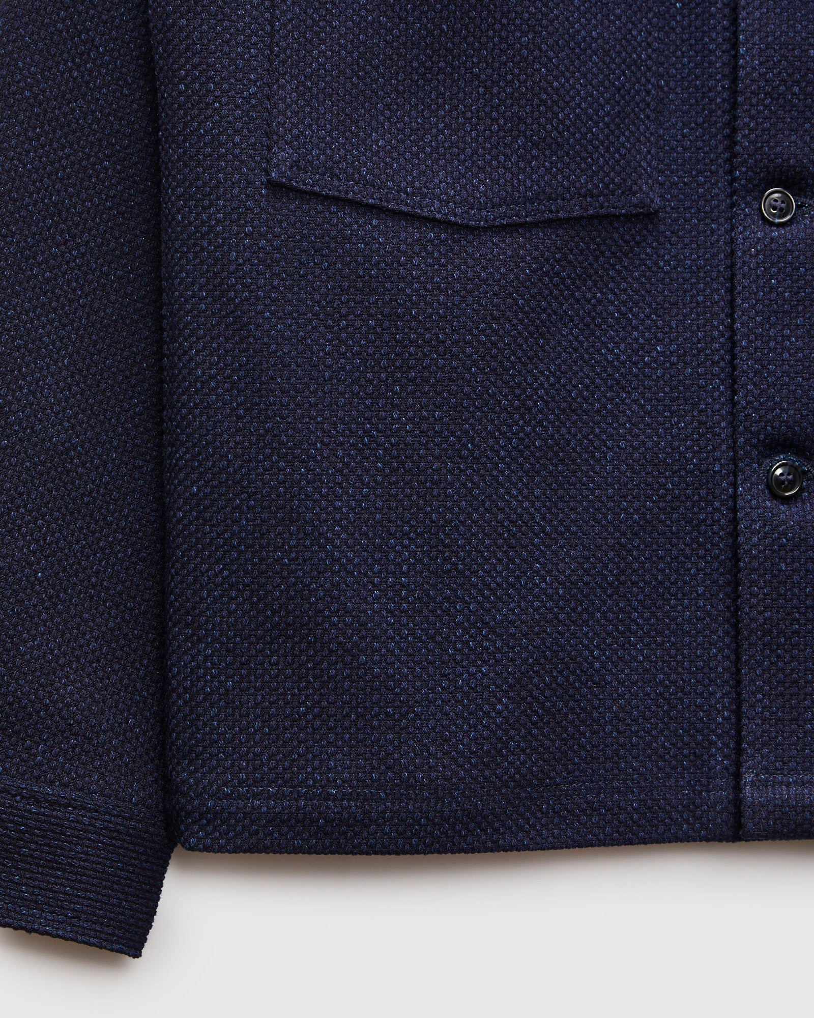 Skyline Overshirt in Indigo Sashiko - Image 7