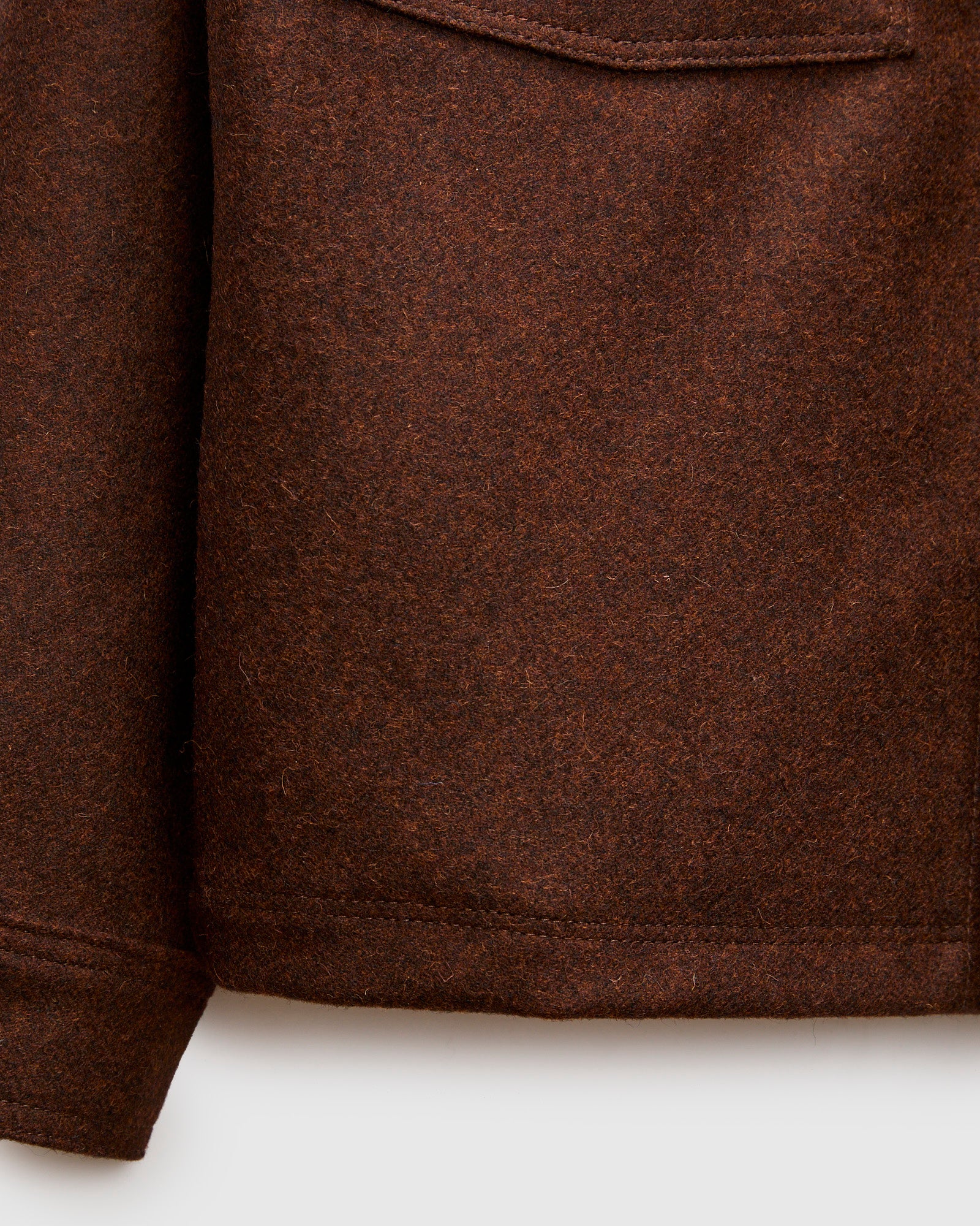 Skyline Overshirt in Red Oak Wool - Image 6
