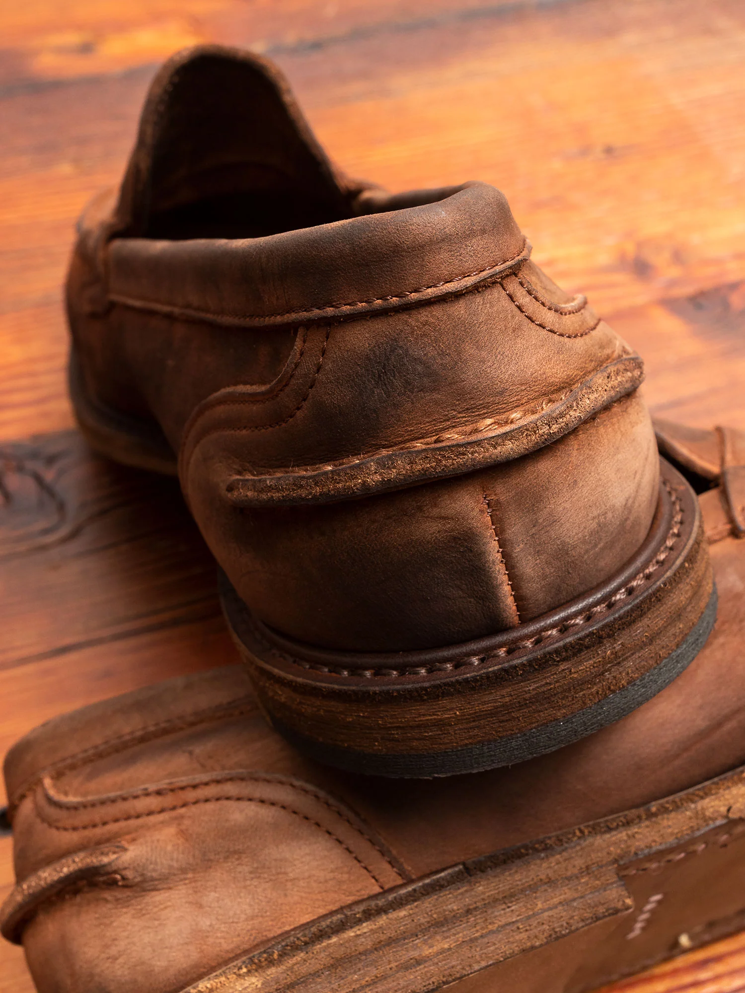 Slouchy Loafers in Dark Brown - Image 6