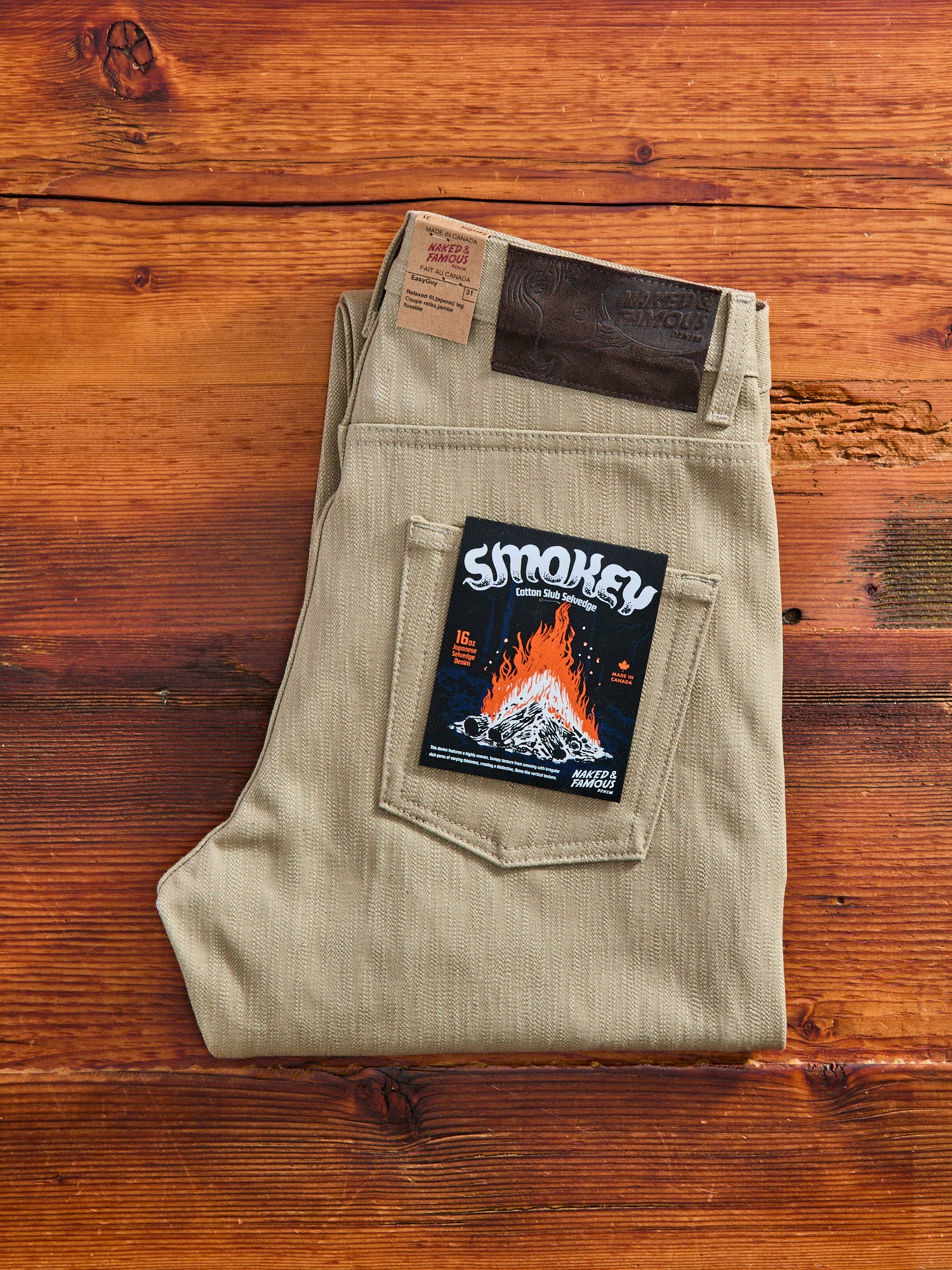 "Smokey Cotton Slub" 16oz Selvedge Denim - Easy Guy Fit - Image 2