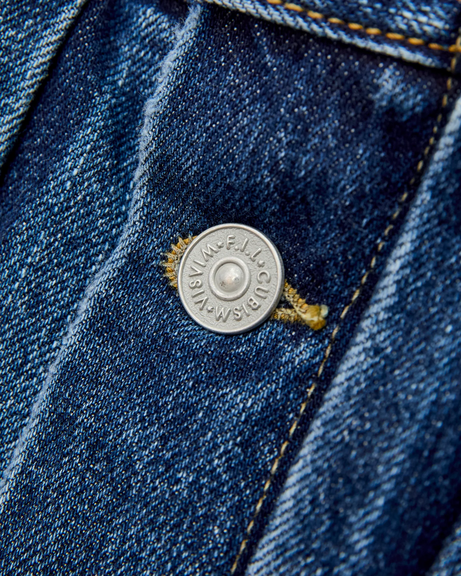 Social Sculpture 101X Damaged Denim JKT in 1010 Washed Indigo - Image 6