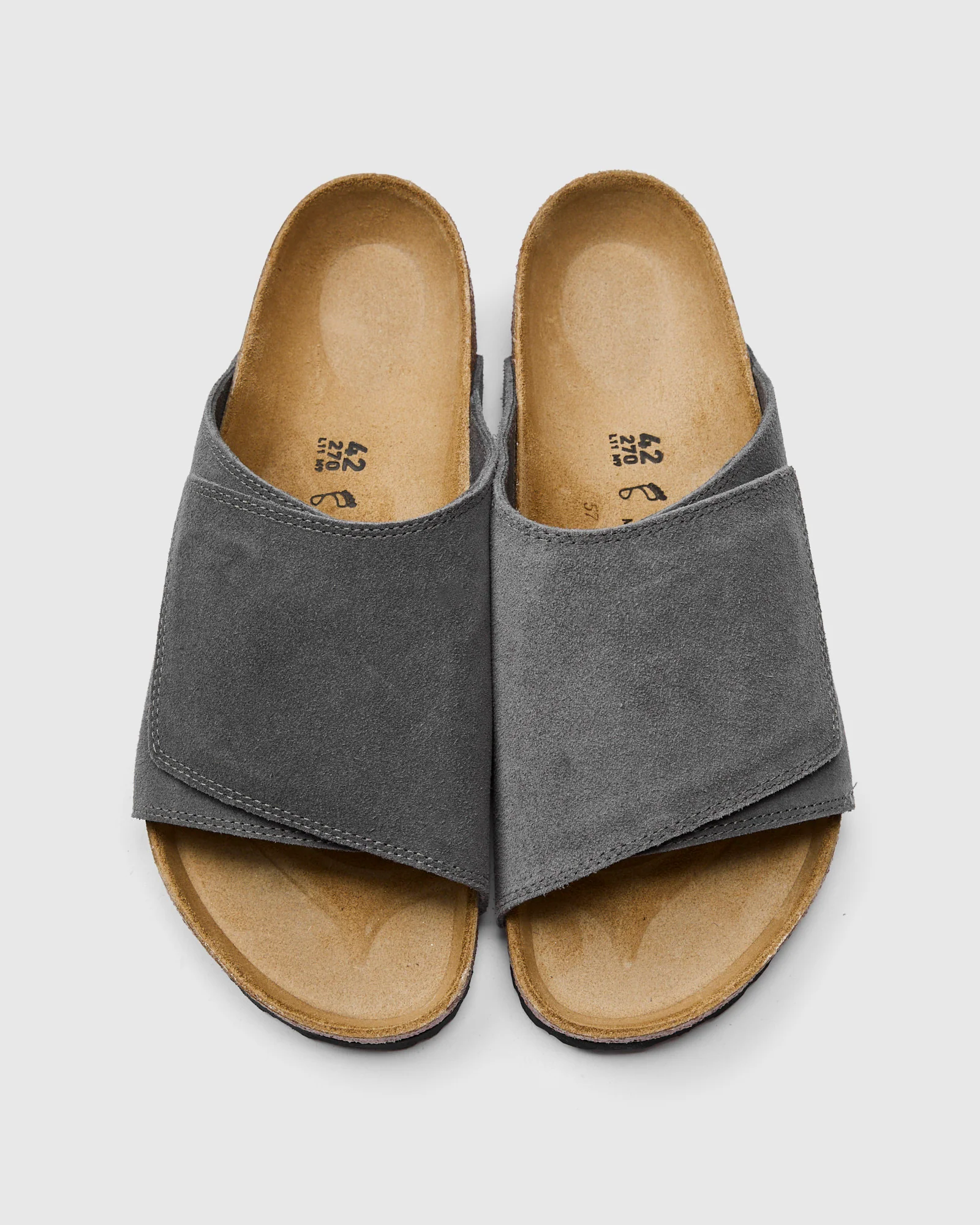 Solana Sandal in Charcoal Suede - Image 5