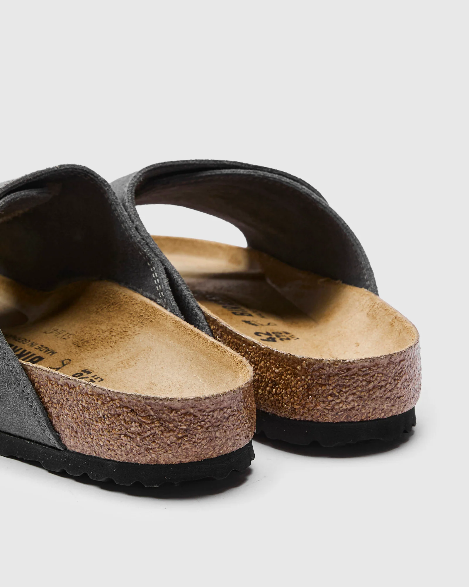 Solana Sandal in Charcoal Suede - Image 6