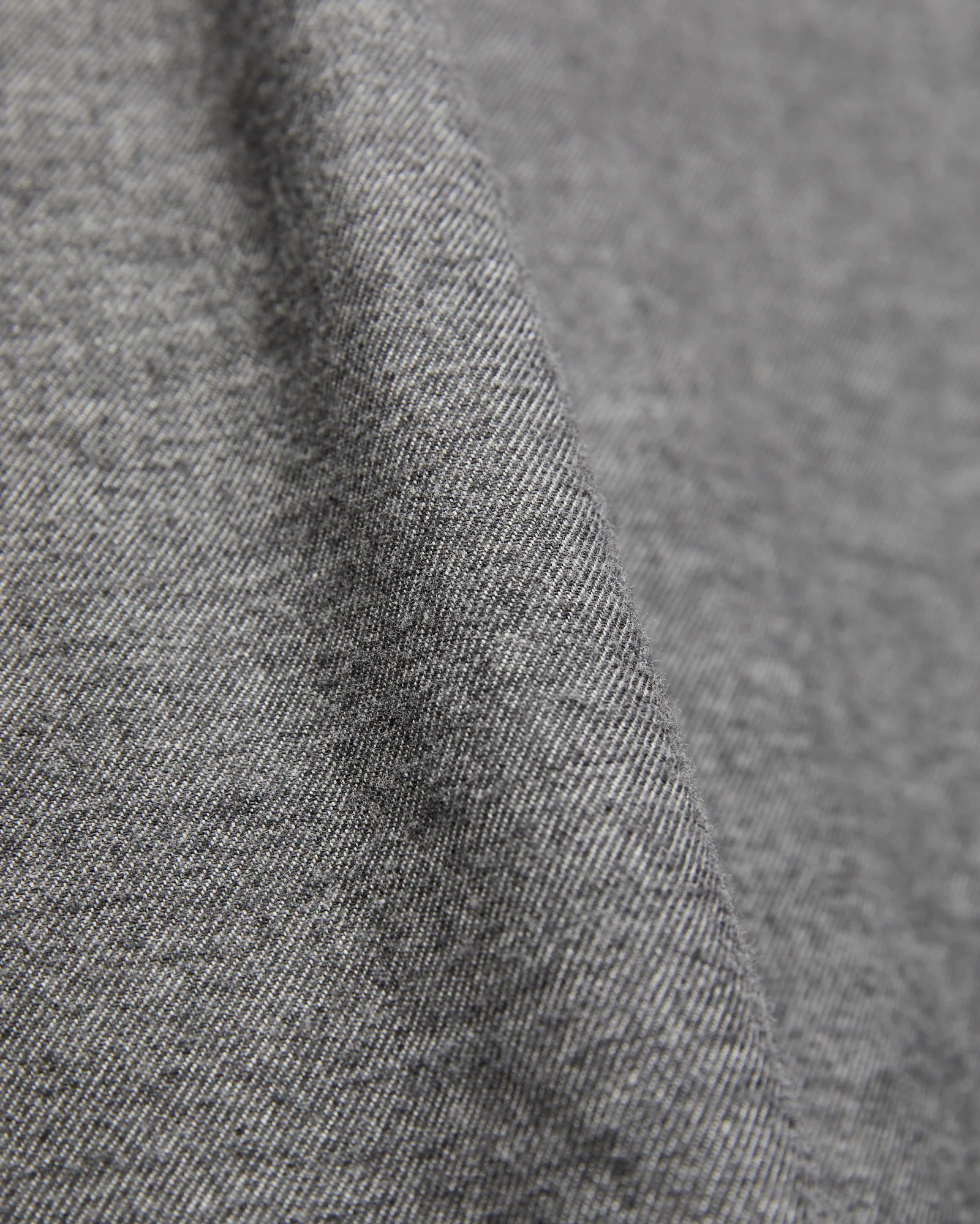 Solid Flannel Button-Down Shirt in Grey - Image 7