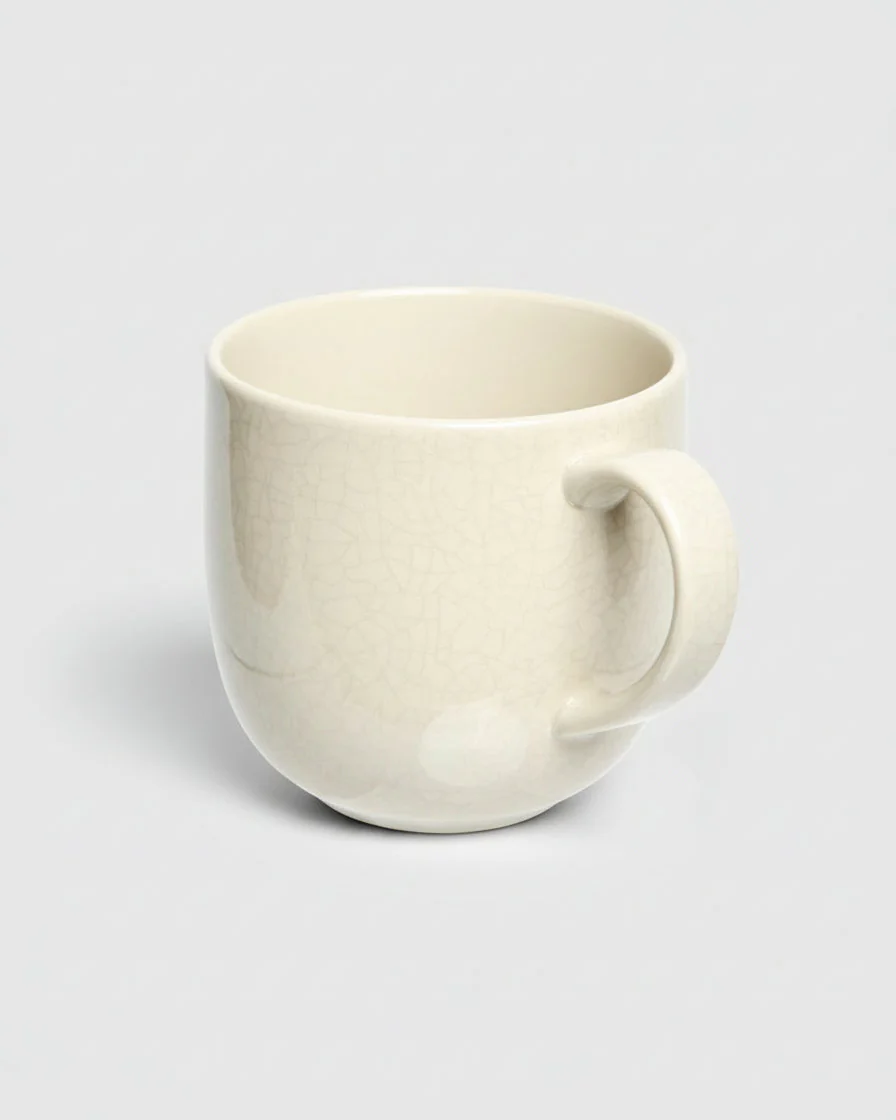 Eagle Souvenir Mug in Cream Stoneware - Image 3