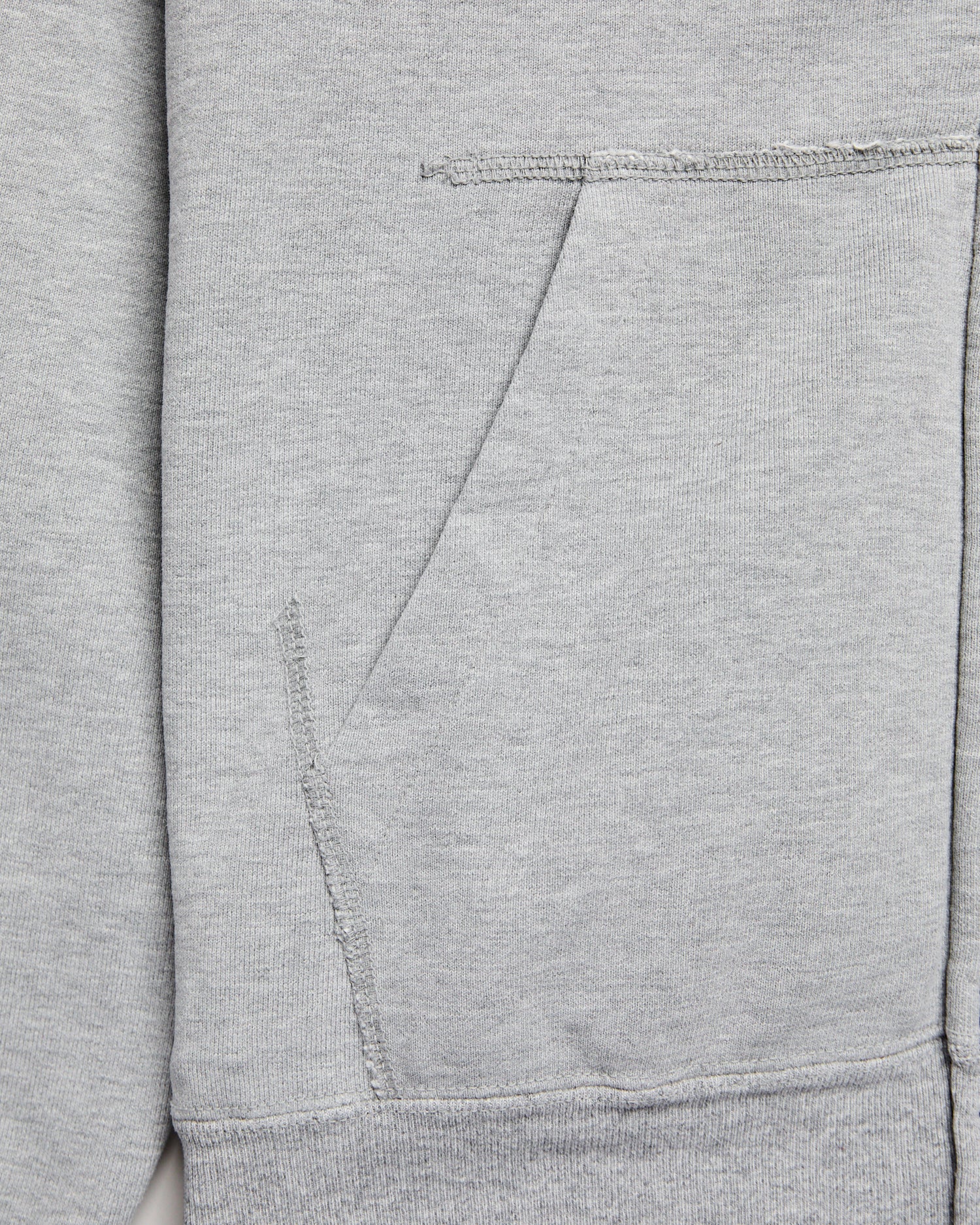 Special Finish Zip Hoodie in Heather Grey - Image 4