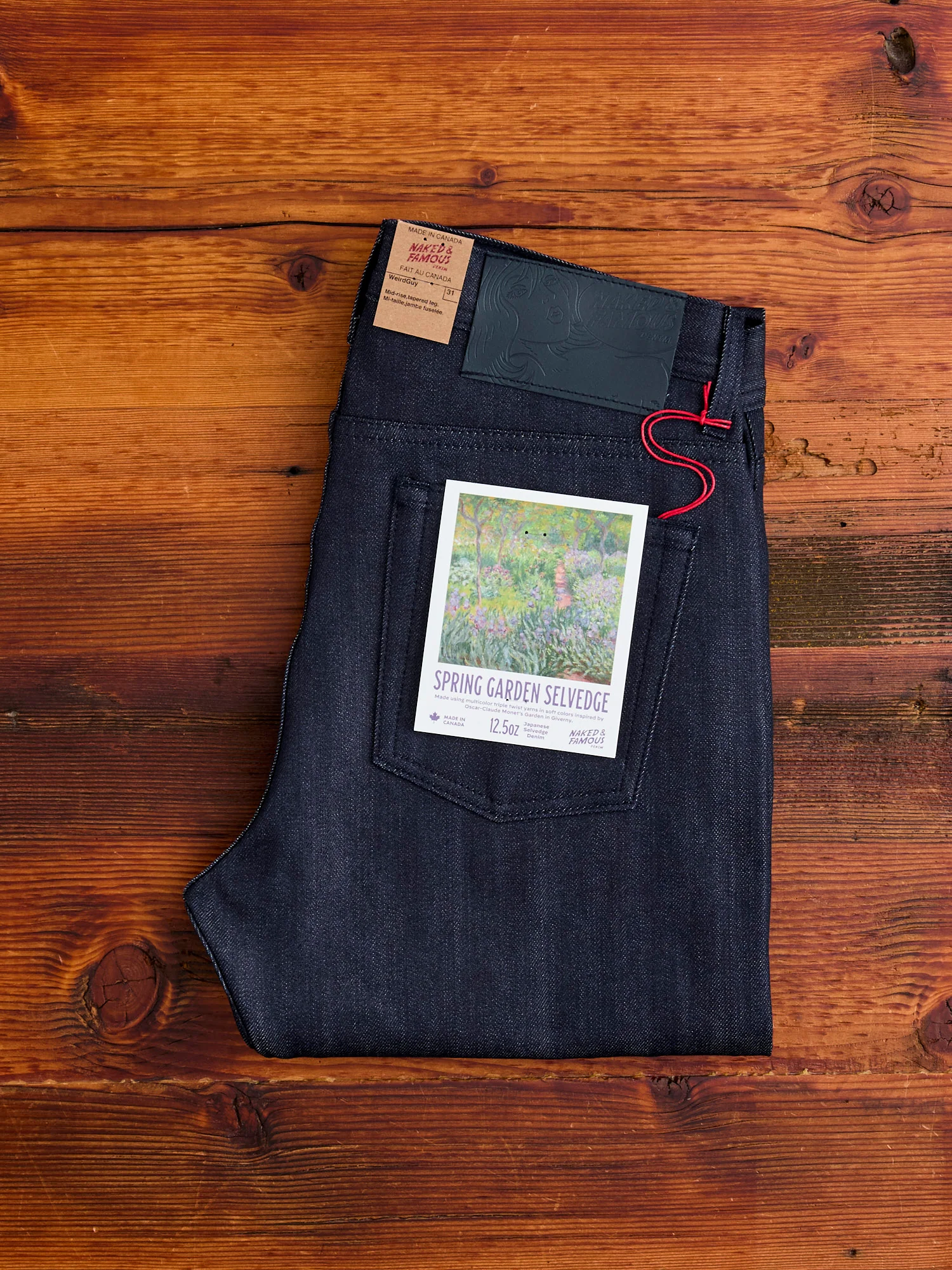 "Spring Garden Selvedge" 12.5oz Selvedge Denim - Weird Guy Fit - Image 2