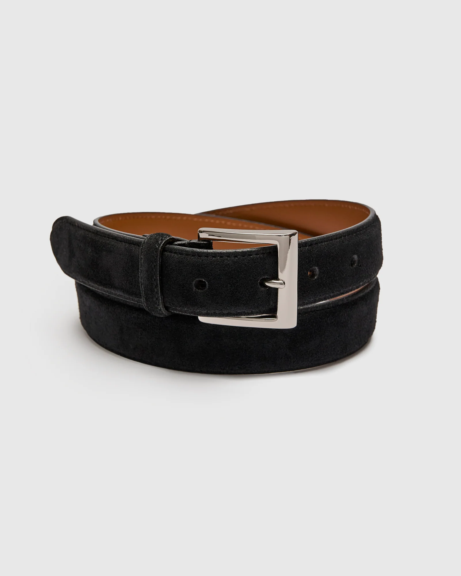 Suede Belt in Black