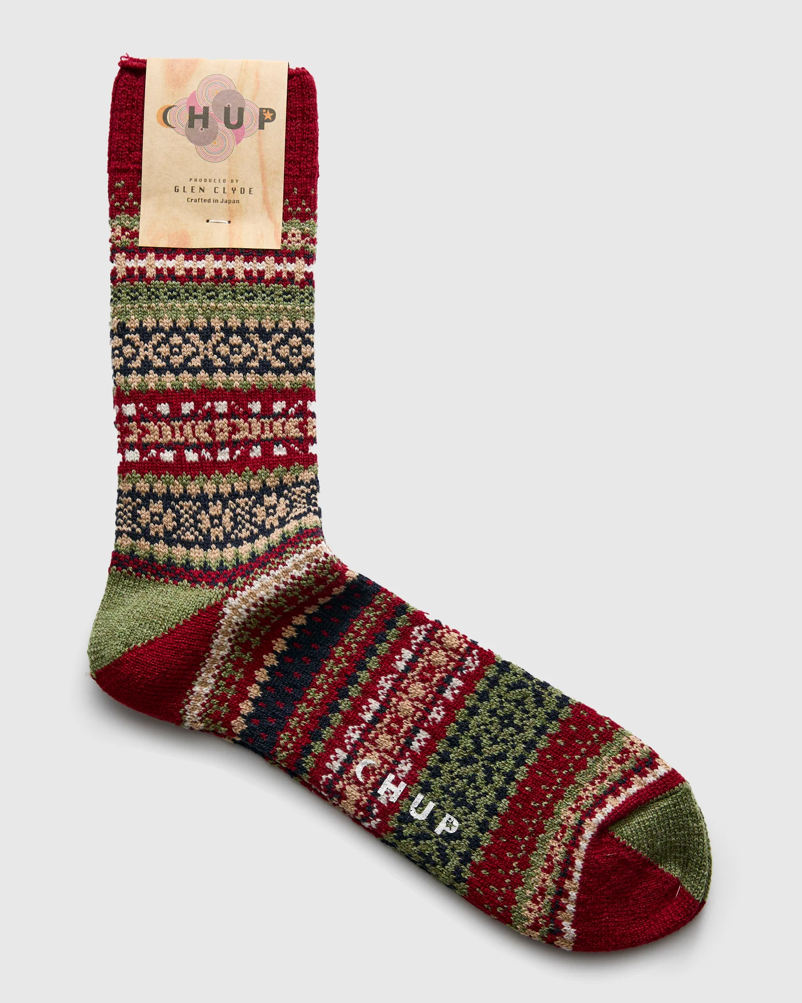 Sulata Sock in Crimson - Image 2