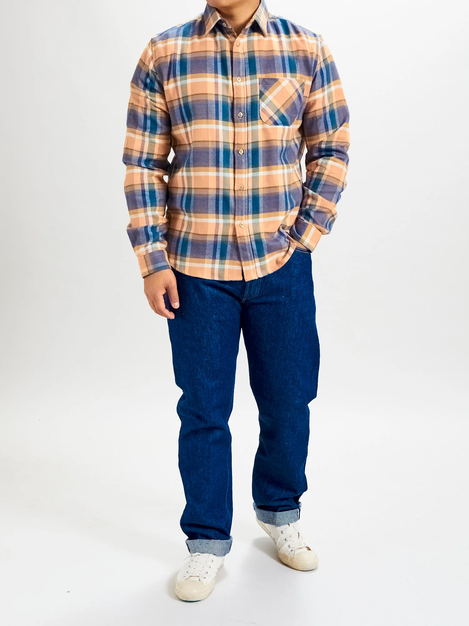 Sussu Button-Up Shirt in Tan - Image 9