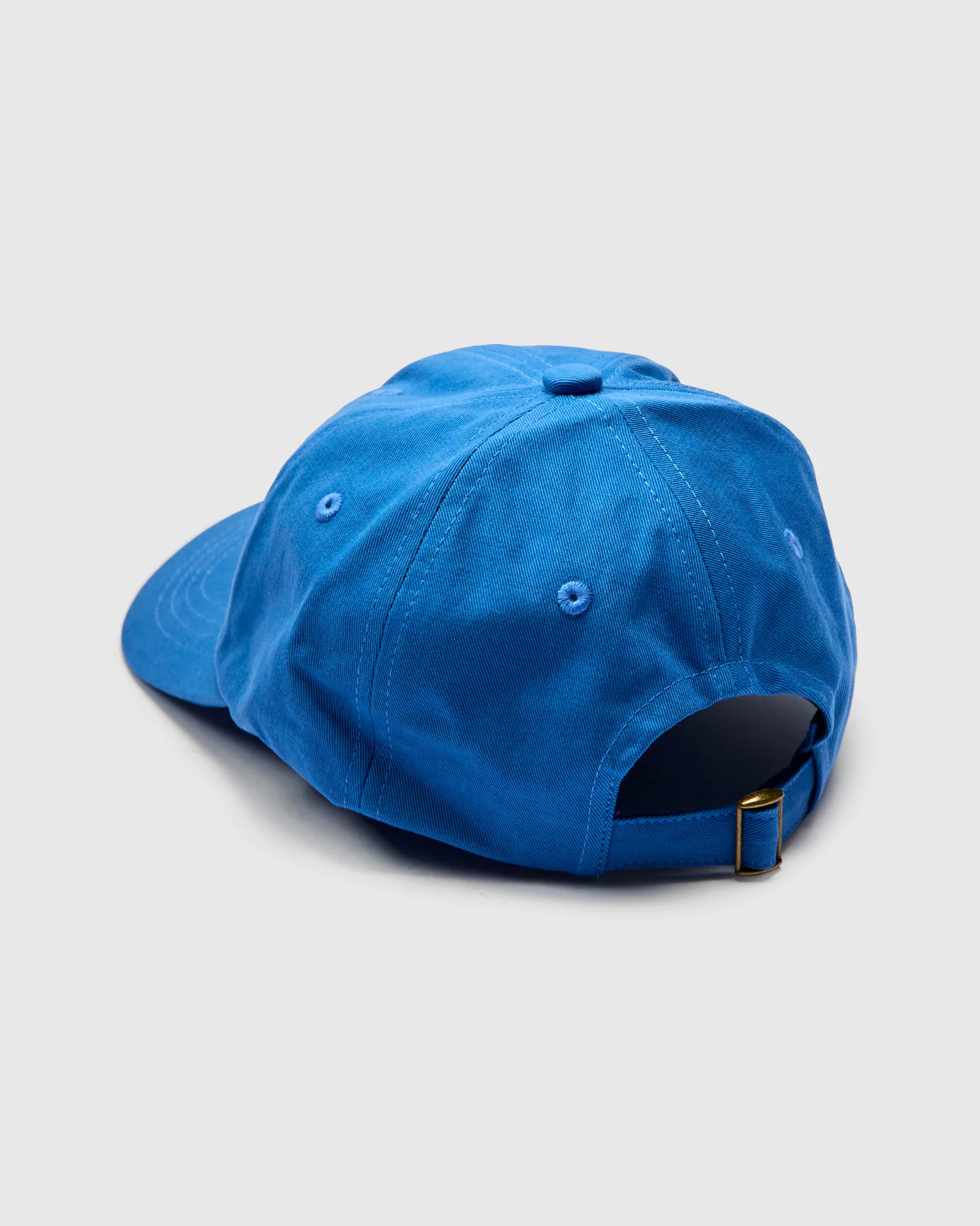 Swan Logo Cotton Twill Cap in Washed Blue - Image 3