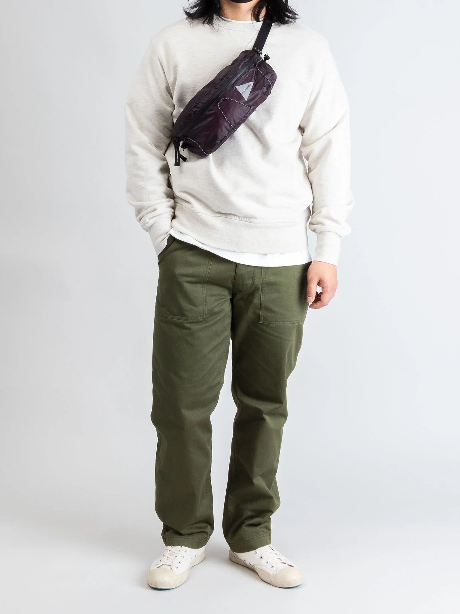 Sweat Shirt in Oatmeal - Image 7