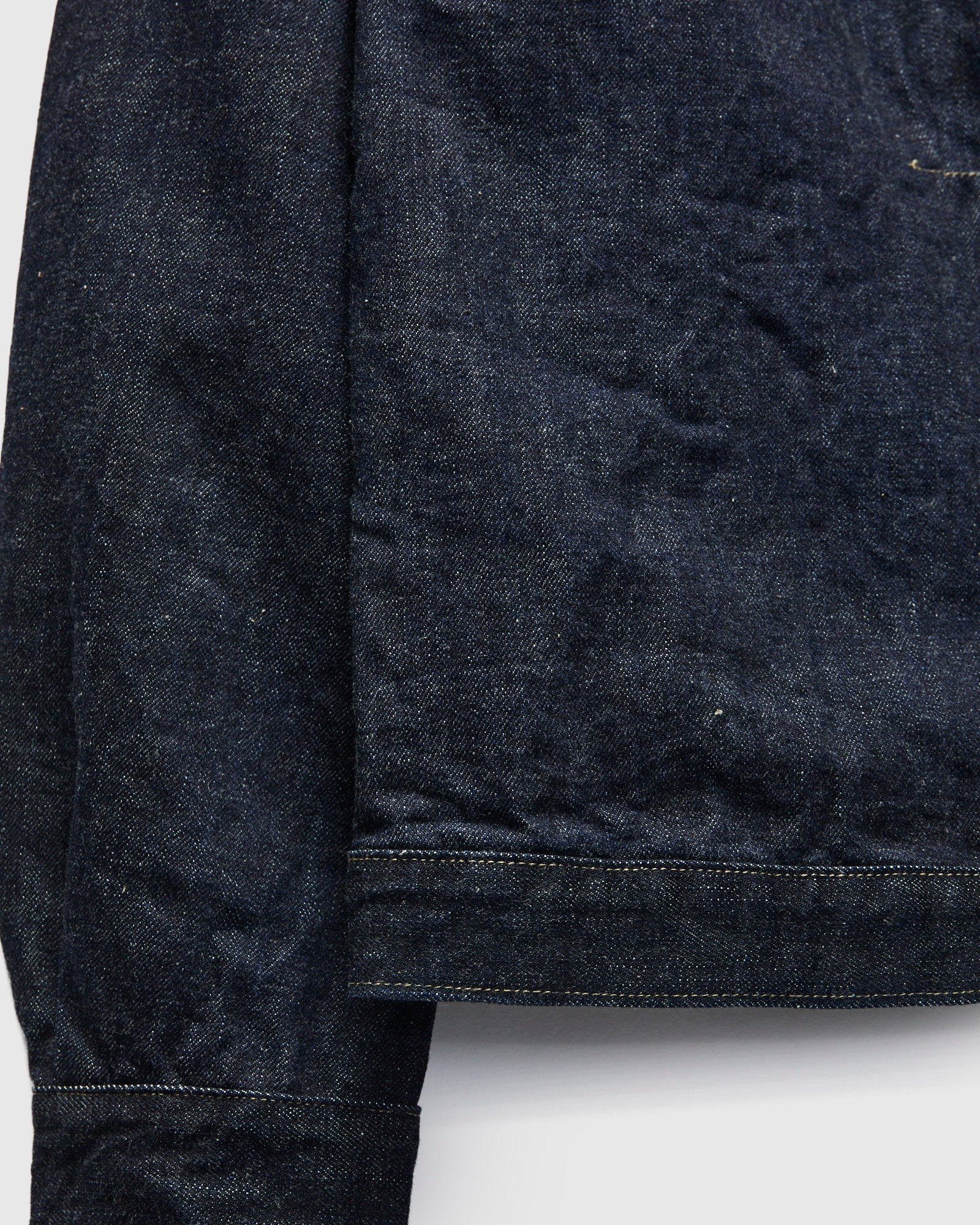 OR-401 Tailor Denim Jacket in Rinsed Indigo - Image 6