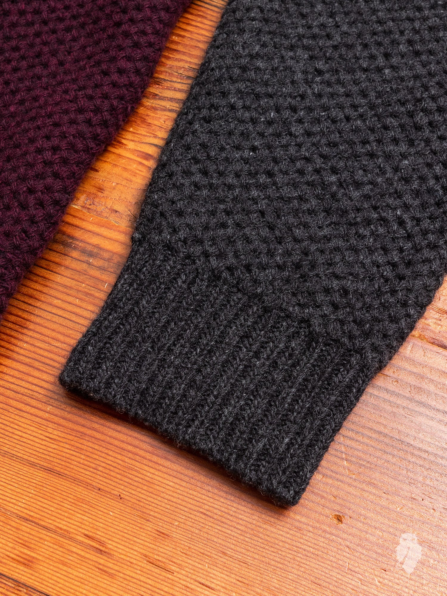 "Talon" Crewneck Sweater in Merlot - Image 4