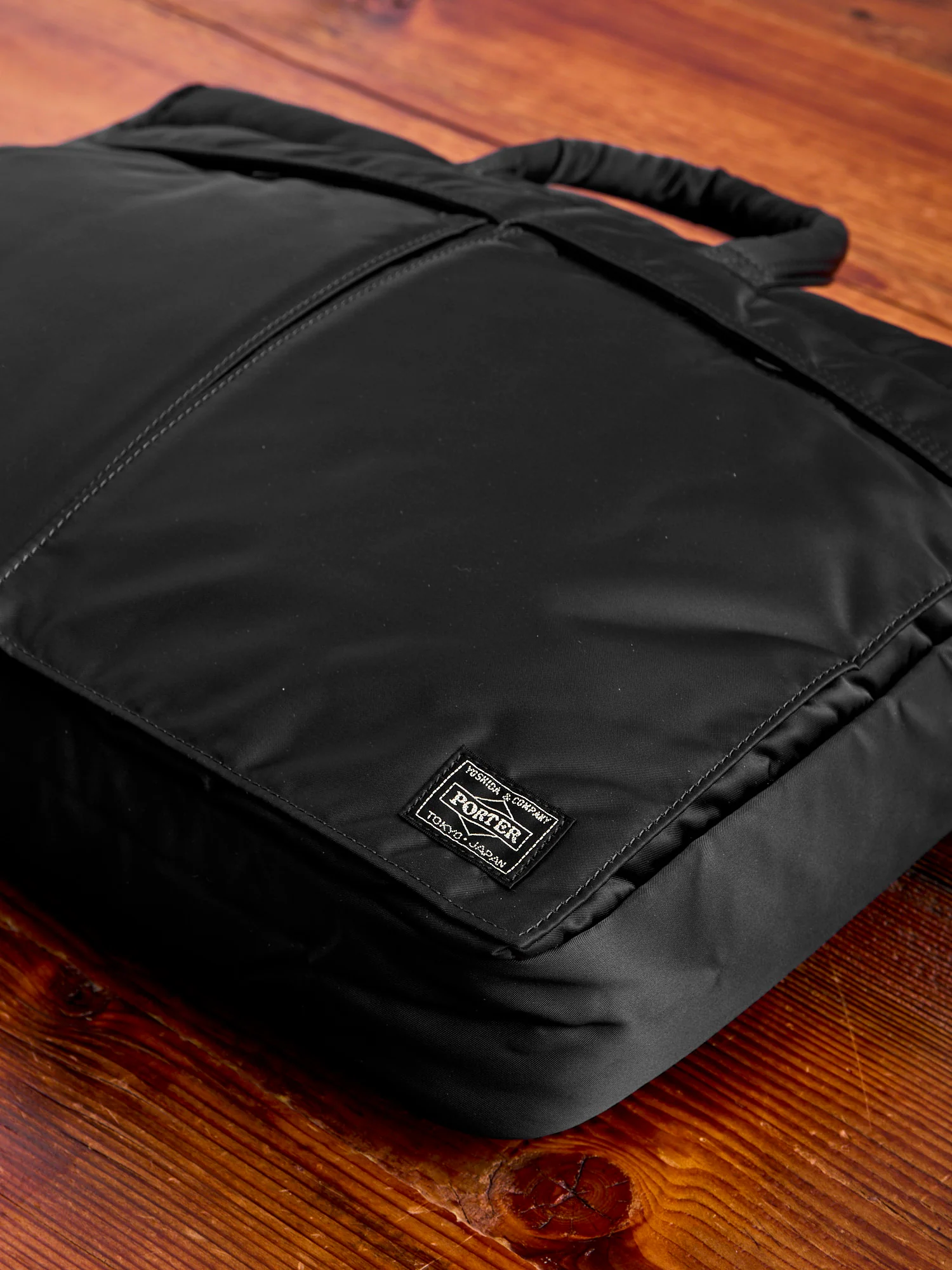 "Tanker" 2-Way Briefcase in Black - Image 4