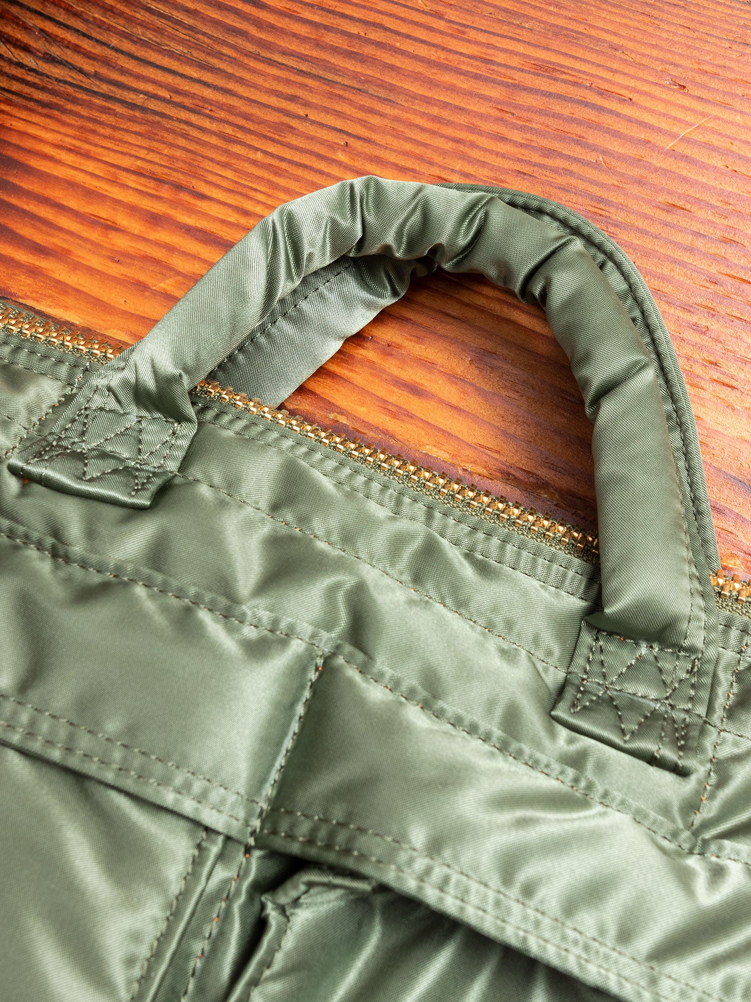 "Tanker" 2-Way Helmet Bag in Sage Green - Image 5