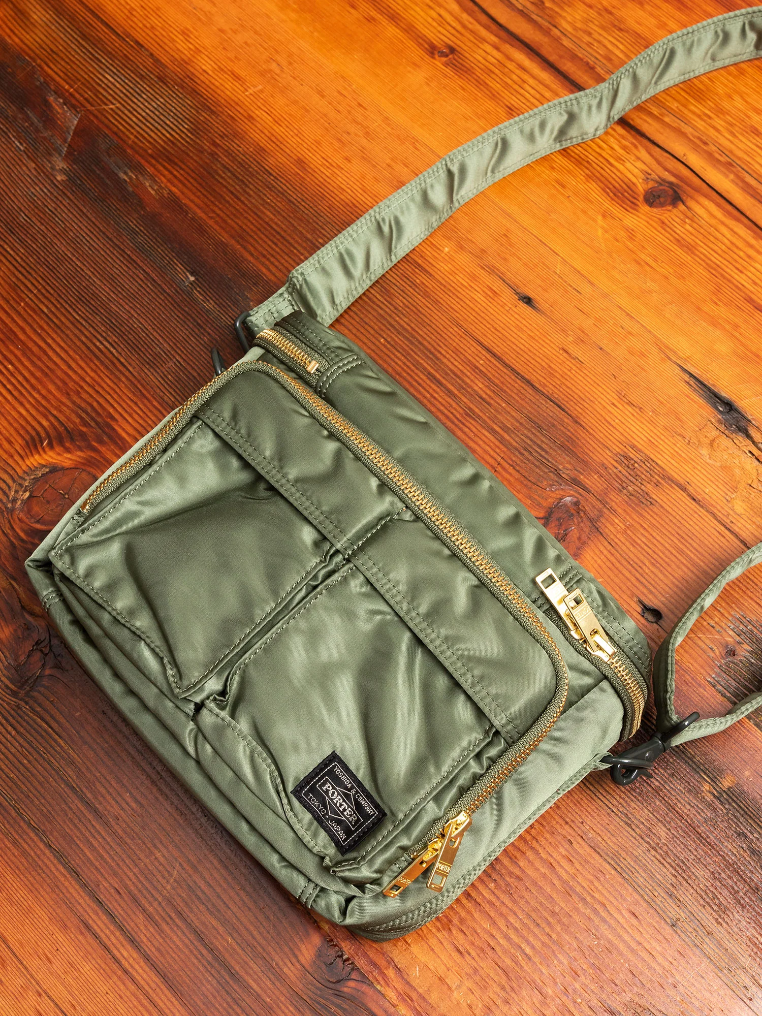 "Tanker" Camera Bag in Sage Green - Image 2