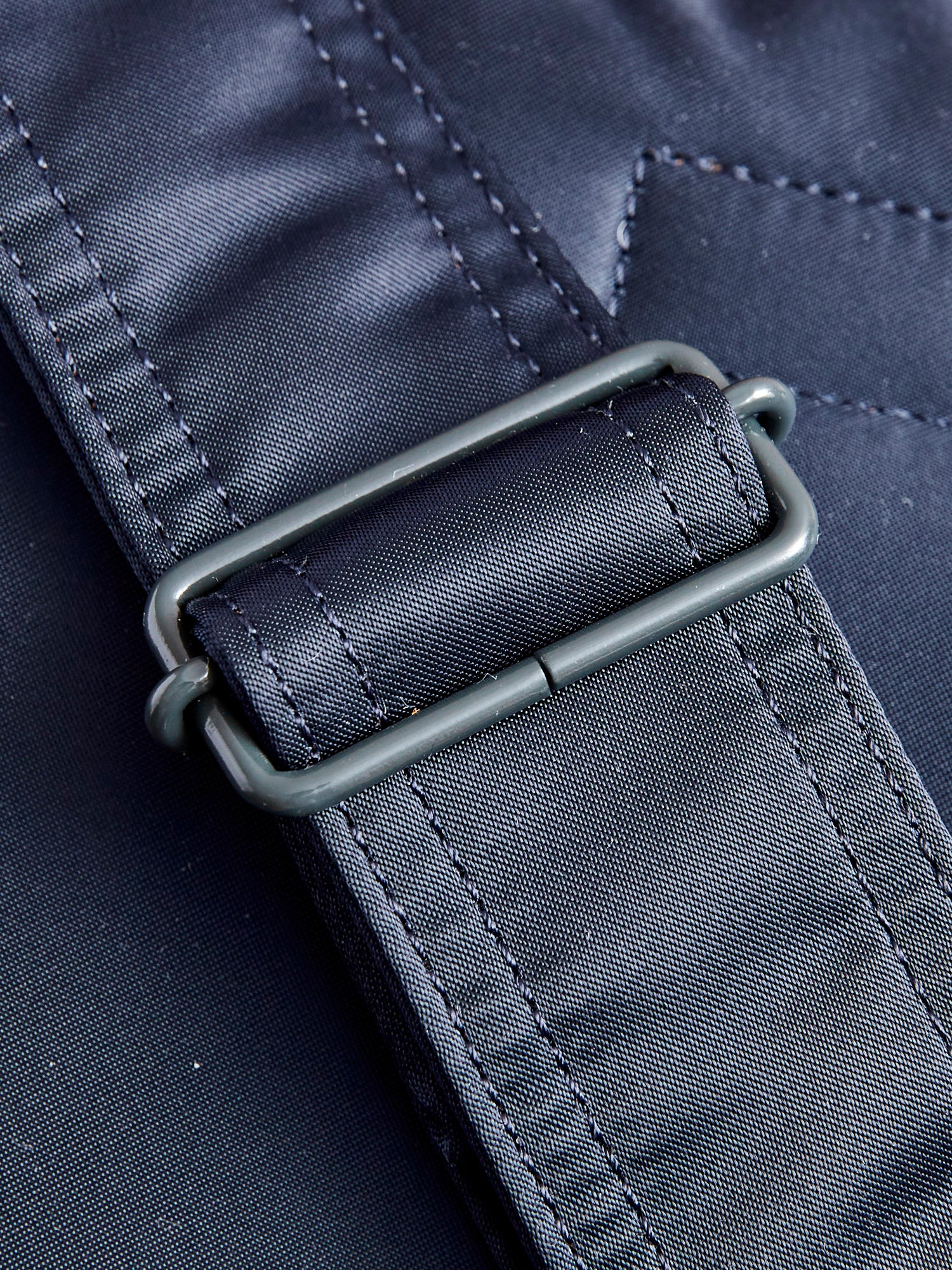 "Tanker" Shoulder Bag (S) in Iron Blue - Image 6