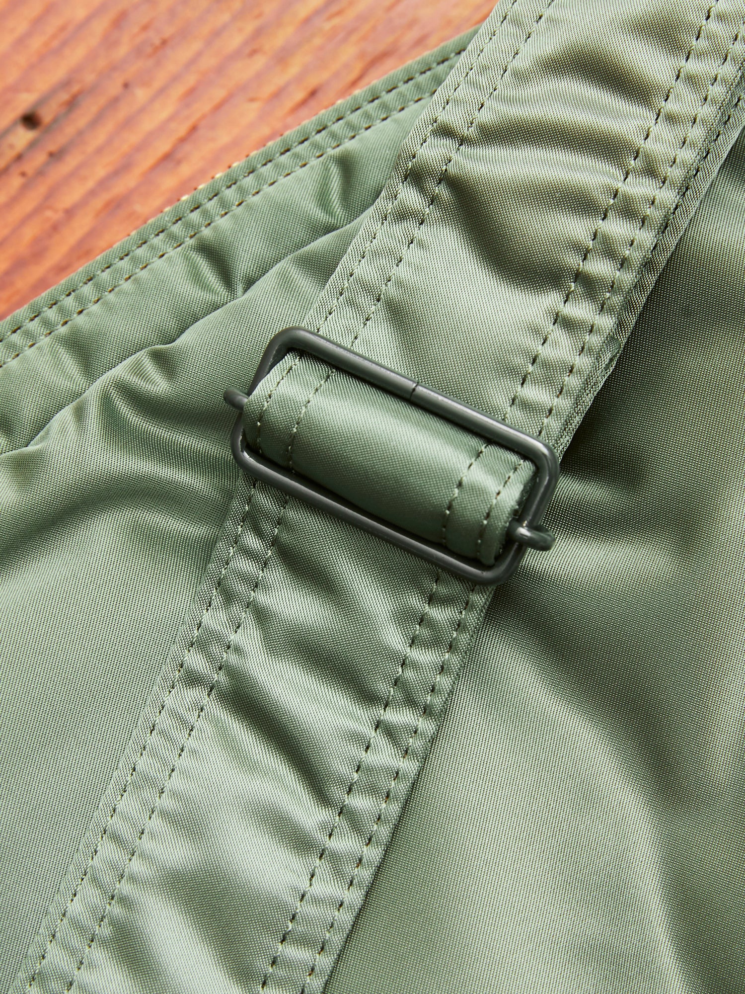 "Tanker" Shoulder Bag (S) in Sage Green - Image 8