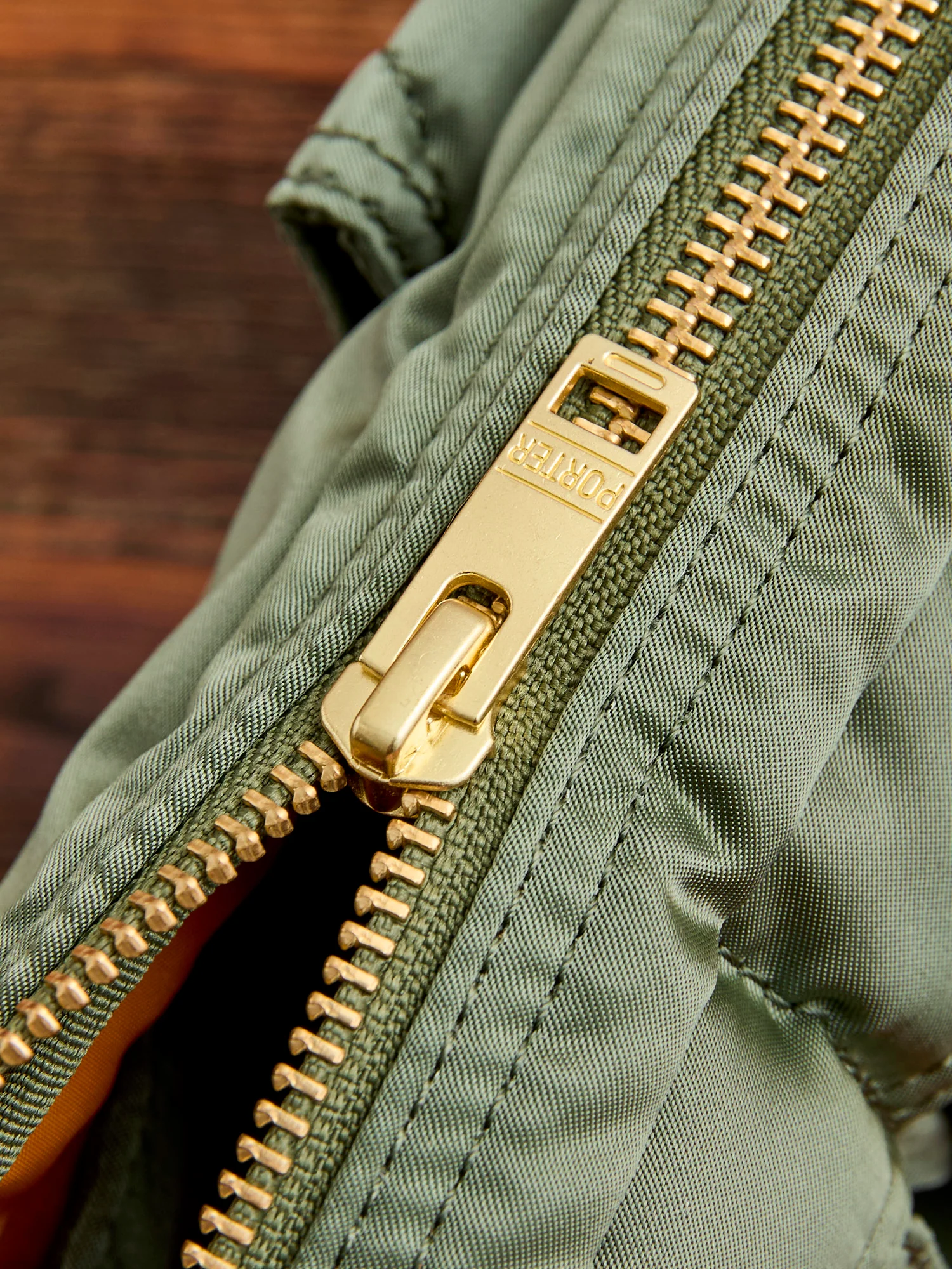 "Tanker" Shoulder Bag (S) in Sage Green - Image 11