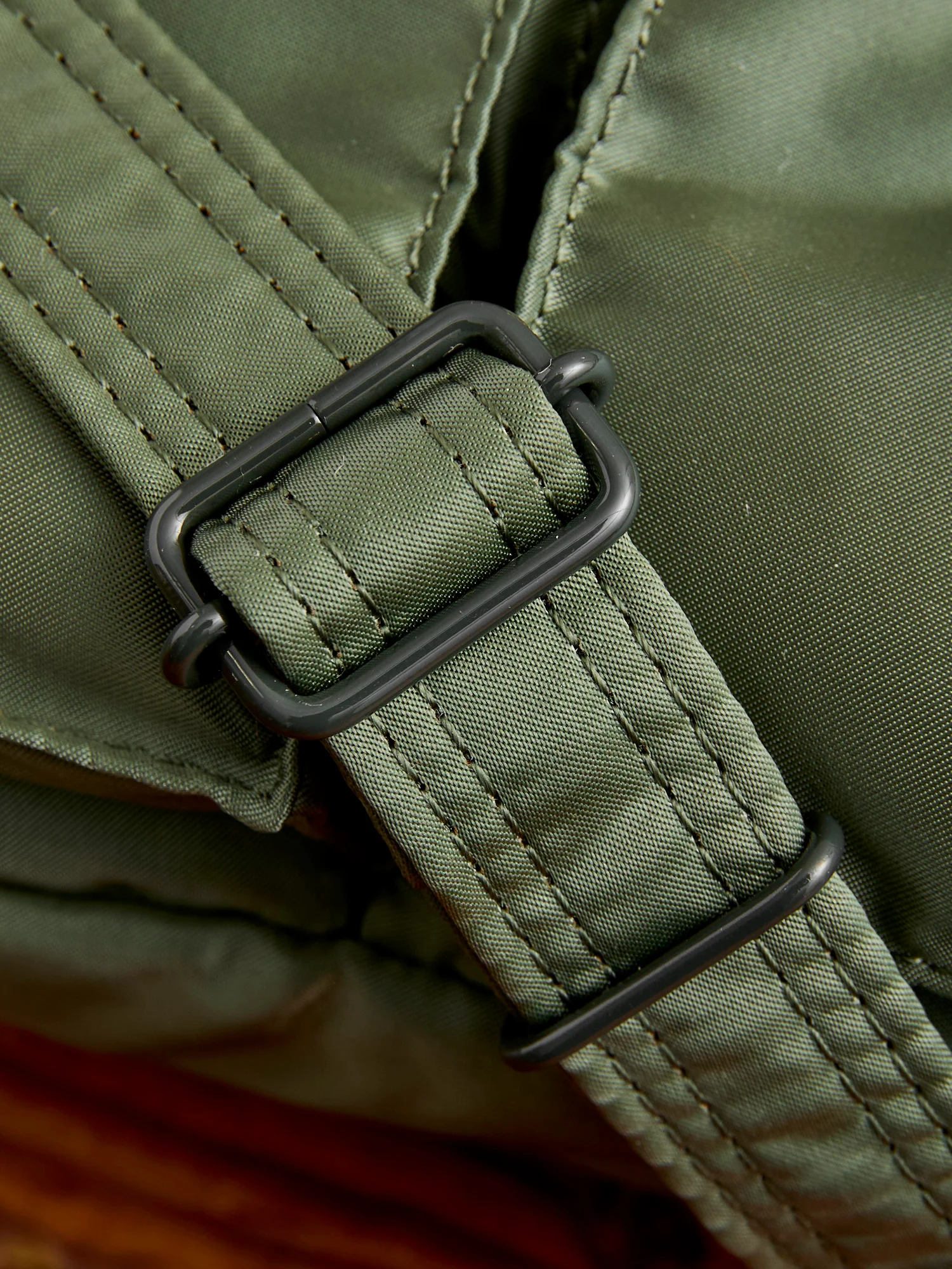 "Tanker" Shoulder Bag (S) in Sage Green - Image 3