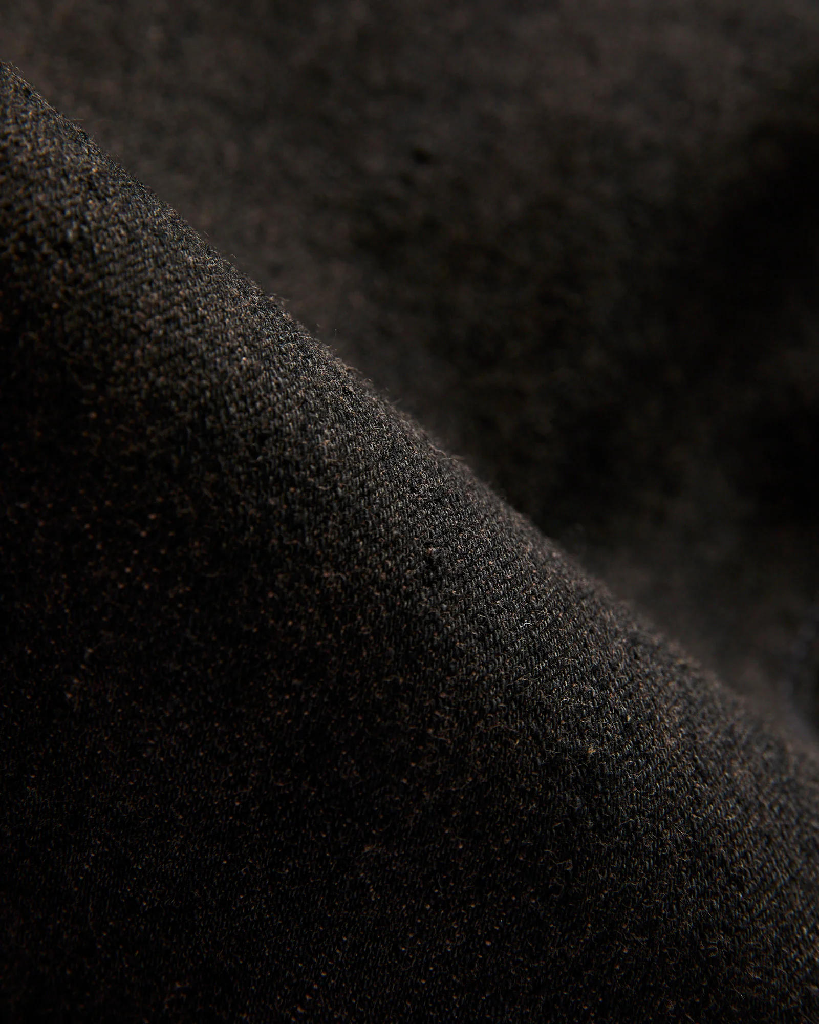 "Teacore Black x Brown" 14oz Rinsed Black Selvedge Denim - Slim Tapered Fit - Image 9