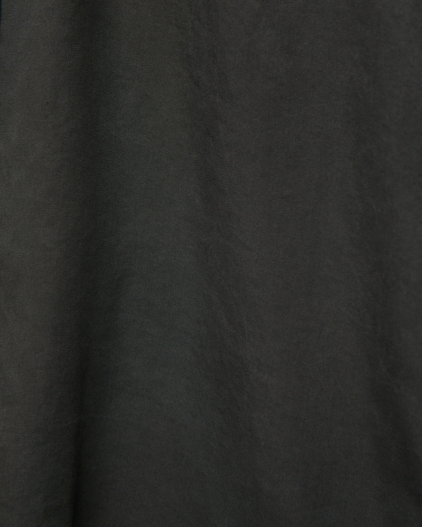 Tencel Gabardine Pearlsnap Shirt in Faded Black - Image 8
