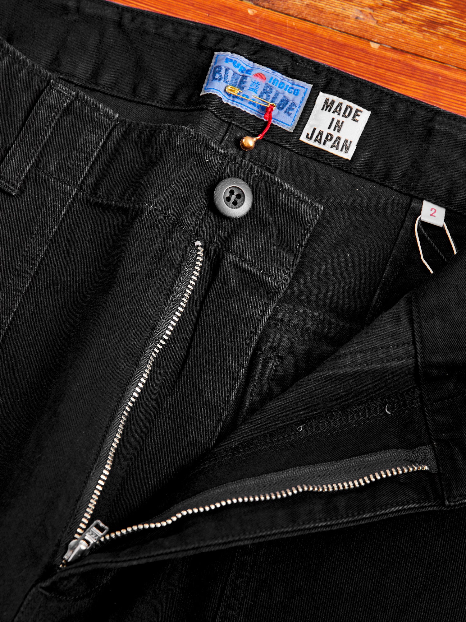 Tencel Twill Fatigue Pants in Black - Image 6