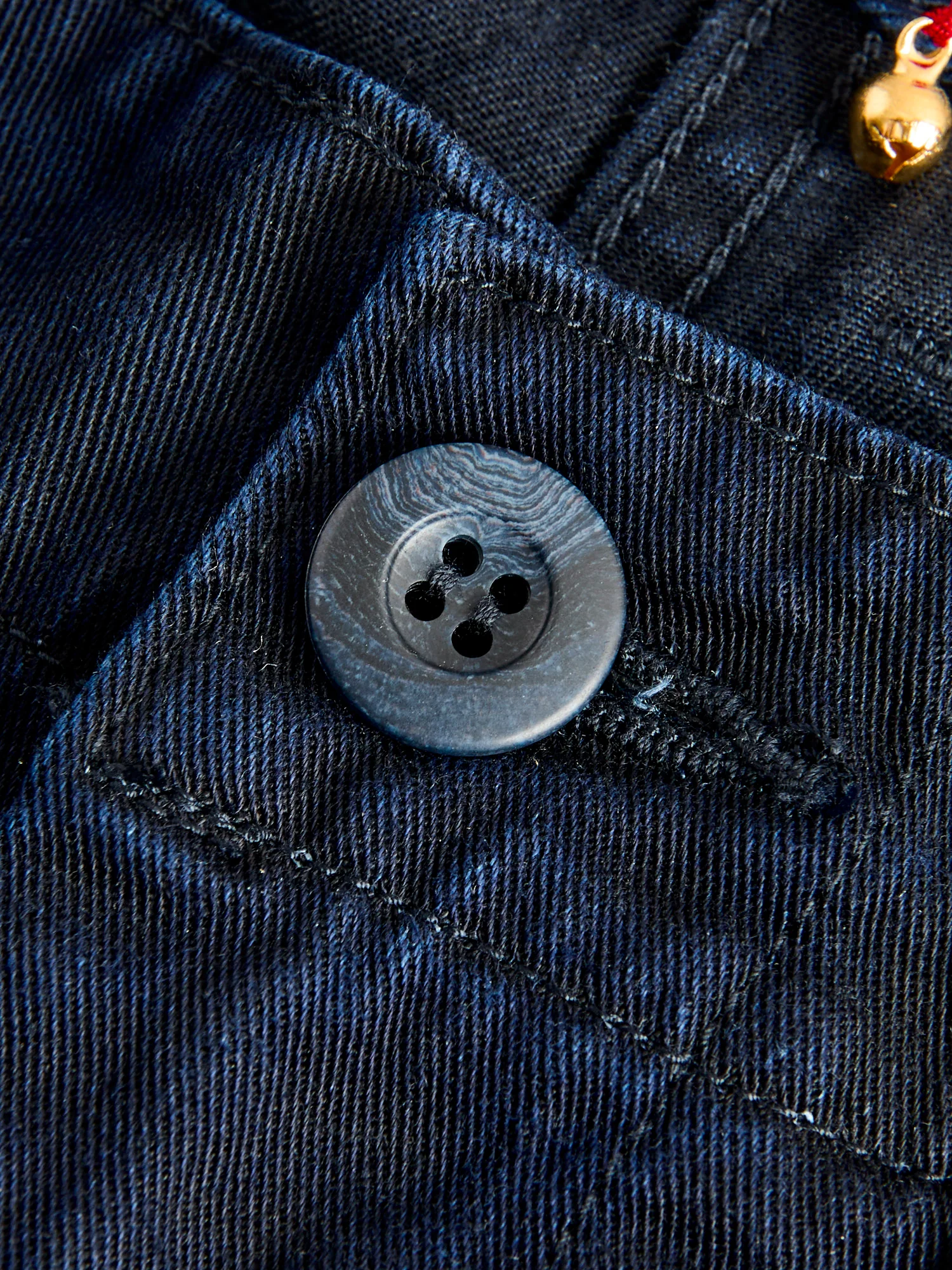 Tencel Twill Fatigue Pants in Indigo - Image 7